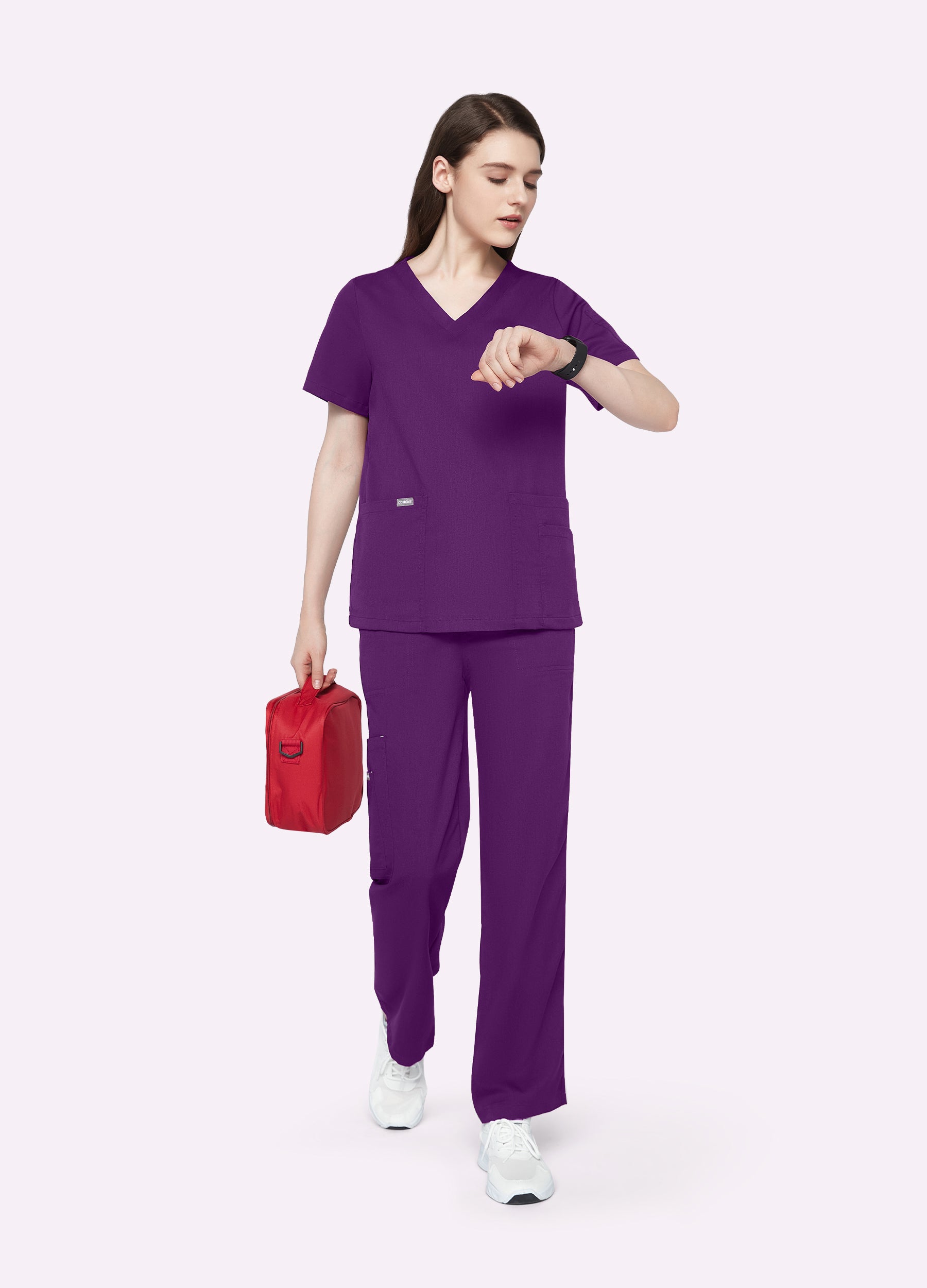 StyleFlex™ 10-Pocket Essential Scrub Set