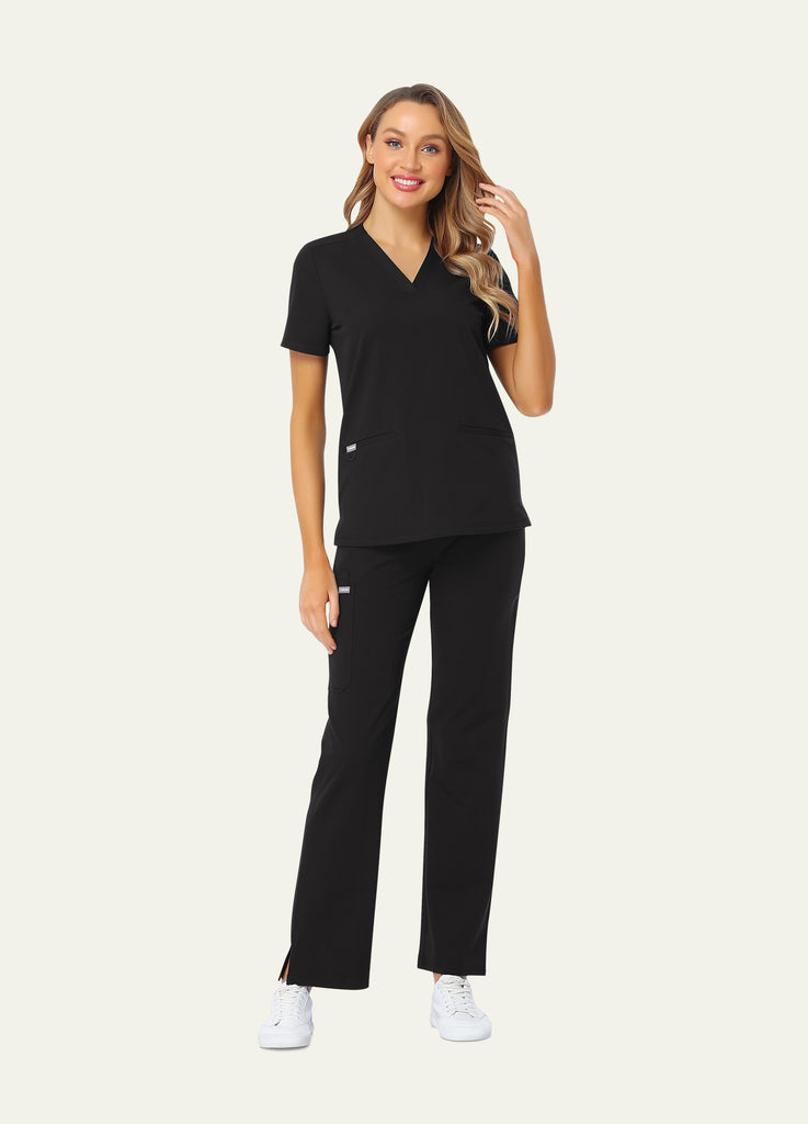 SoftTouch™ 3 Pockets Soft Stretch Scrub Top