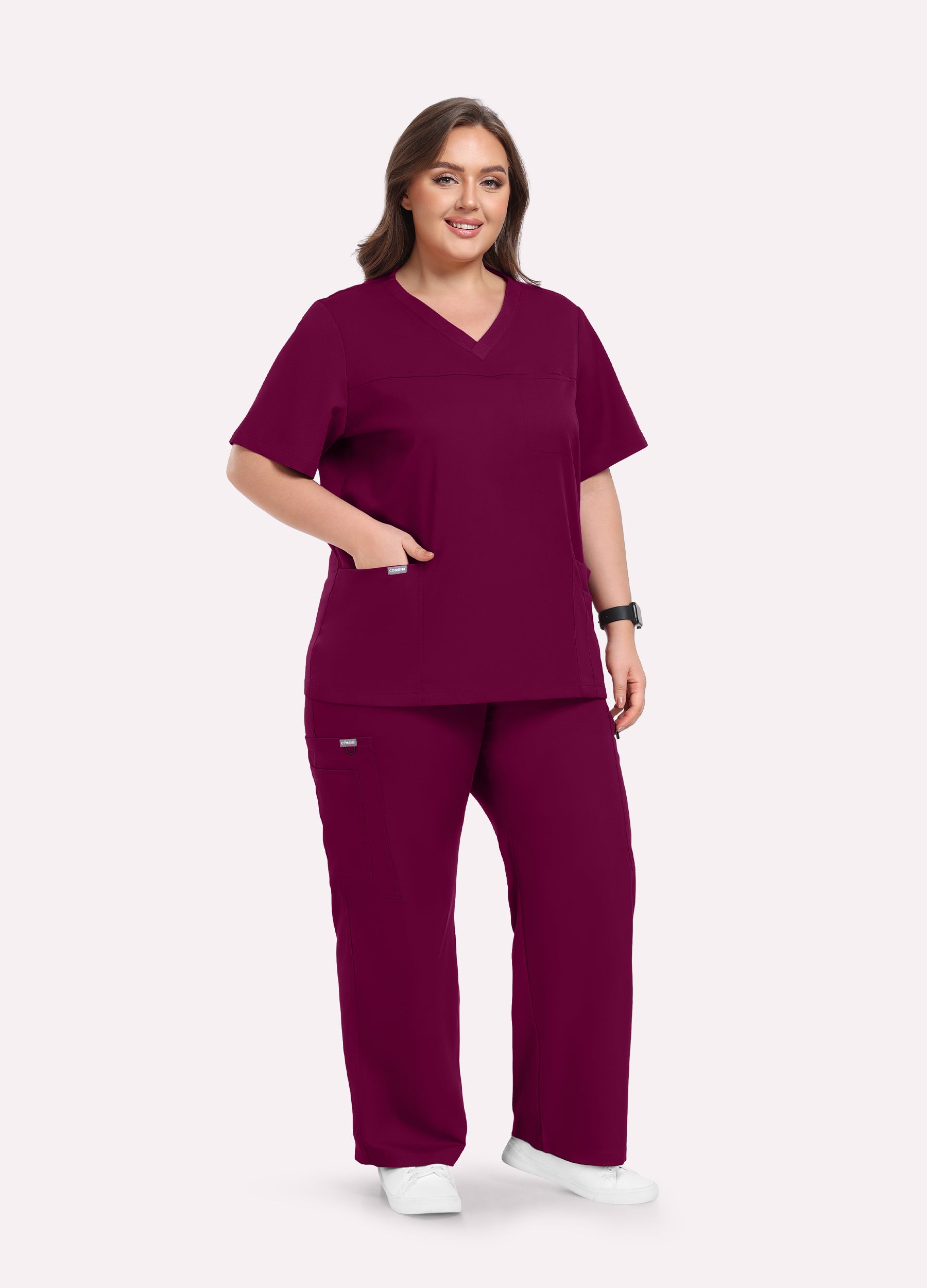 StyleFlex™ Plus Size Scrub Set