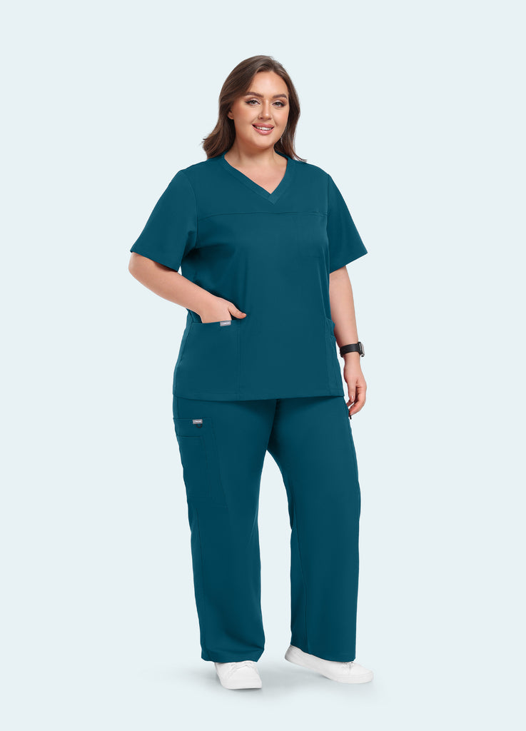 StyleFlex™ Plus Size Scrub Set