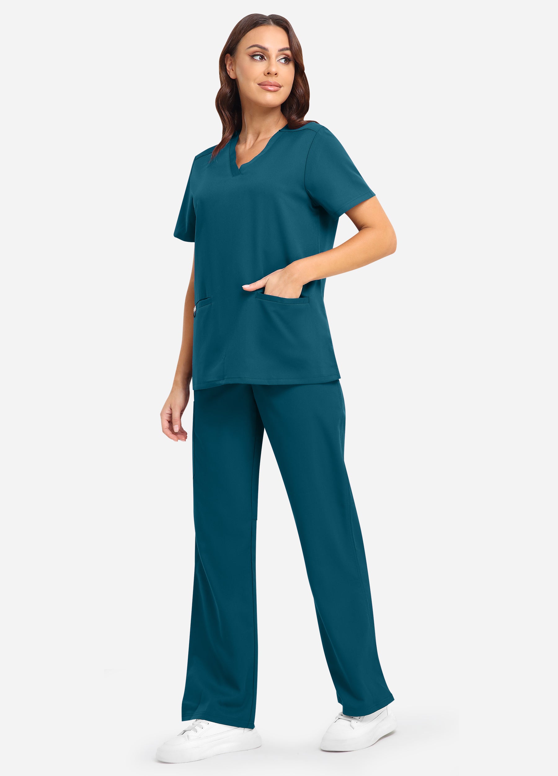 StyleFlex™ 7-Pocket Essential Scrub Set