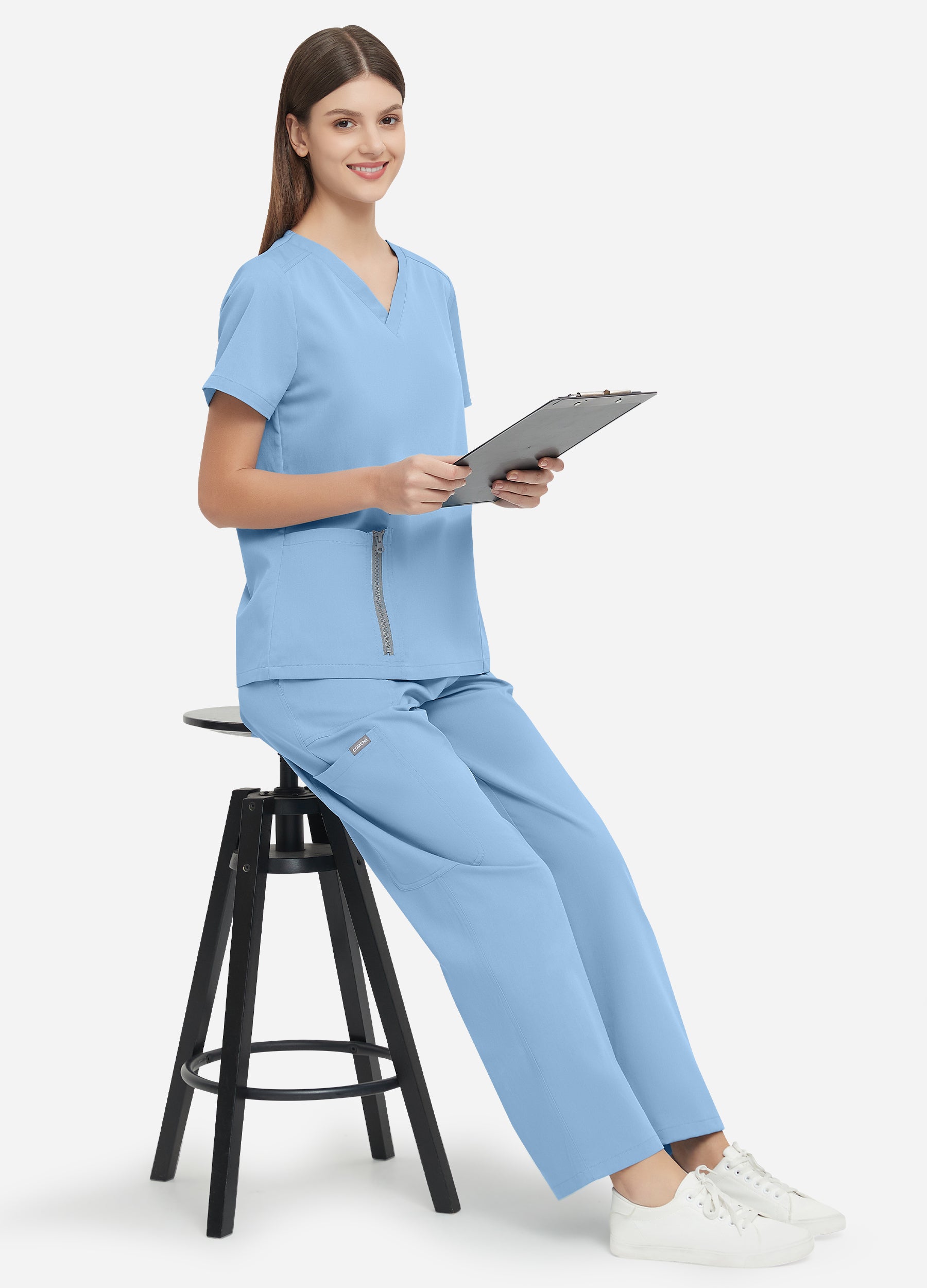 DynaComfort™ 7-Pocket Fashion Scrub Set