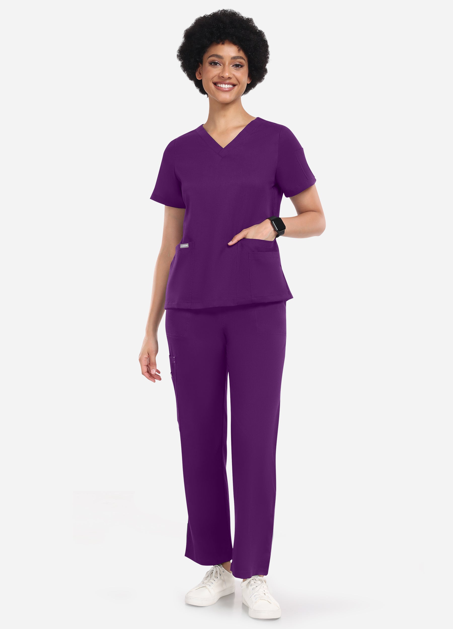 6-Pocket-Cargo-Scrub-Hose für Damen