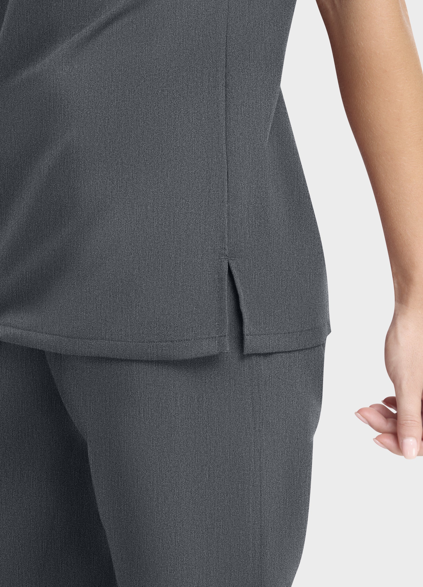 Modernes 1-Pocket-Scrub-Top für Damen