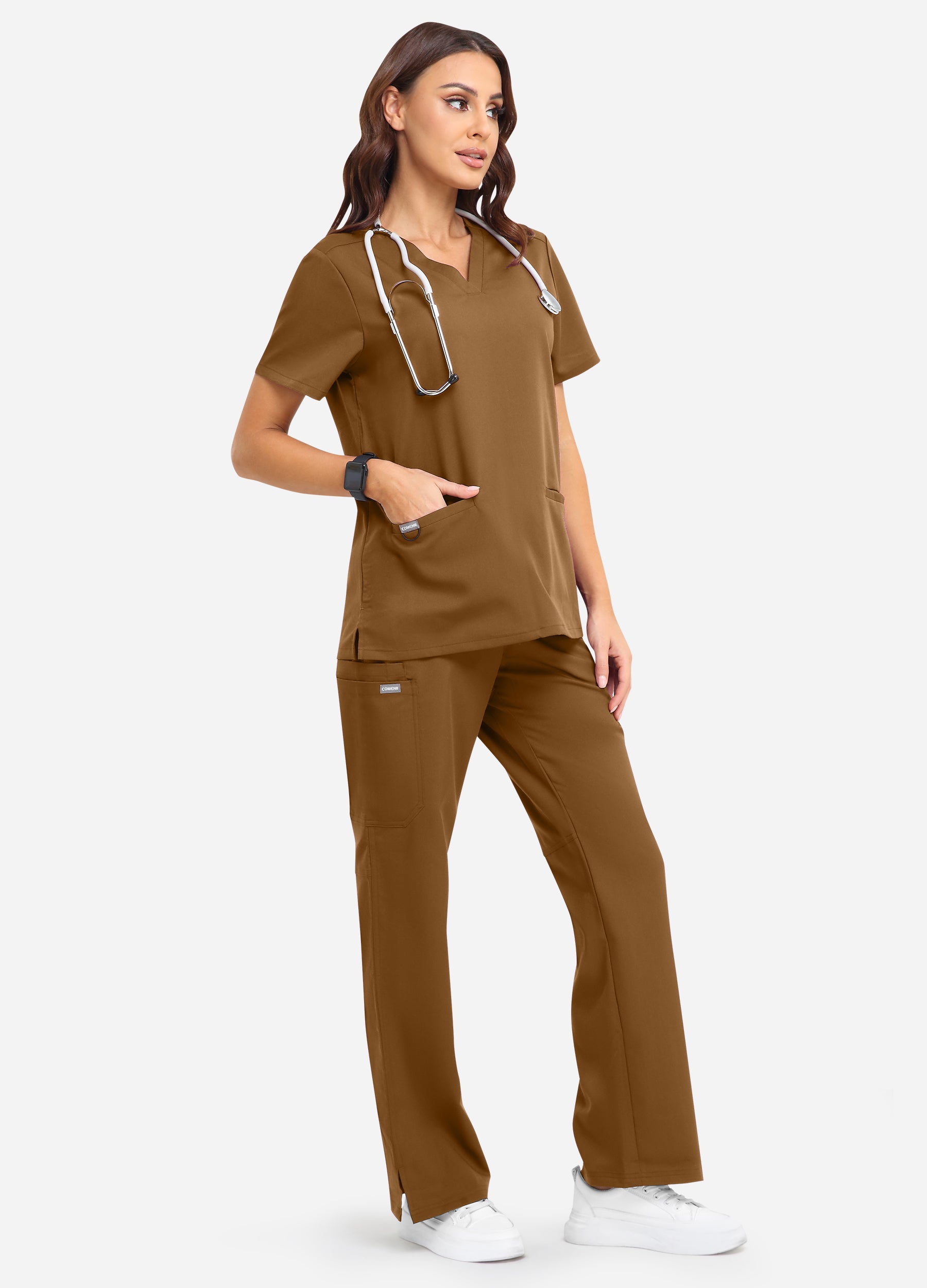 StyleFlex™ 7-Pocket Essential Scrub Set