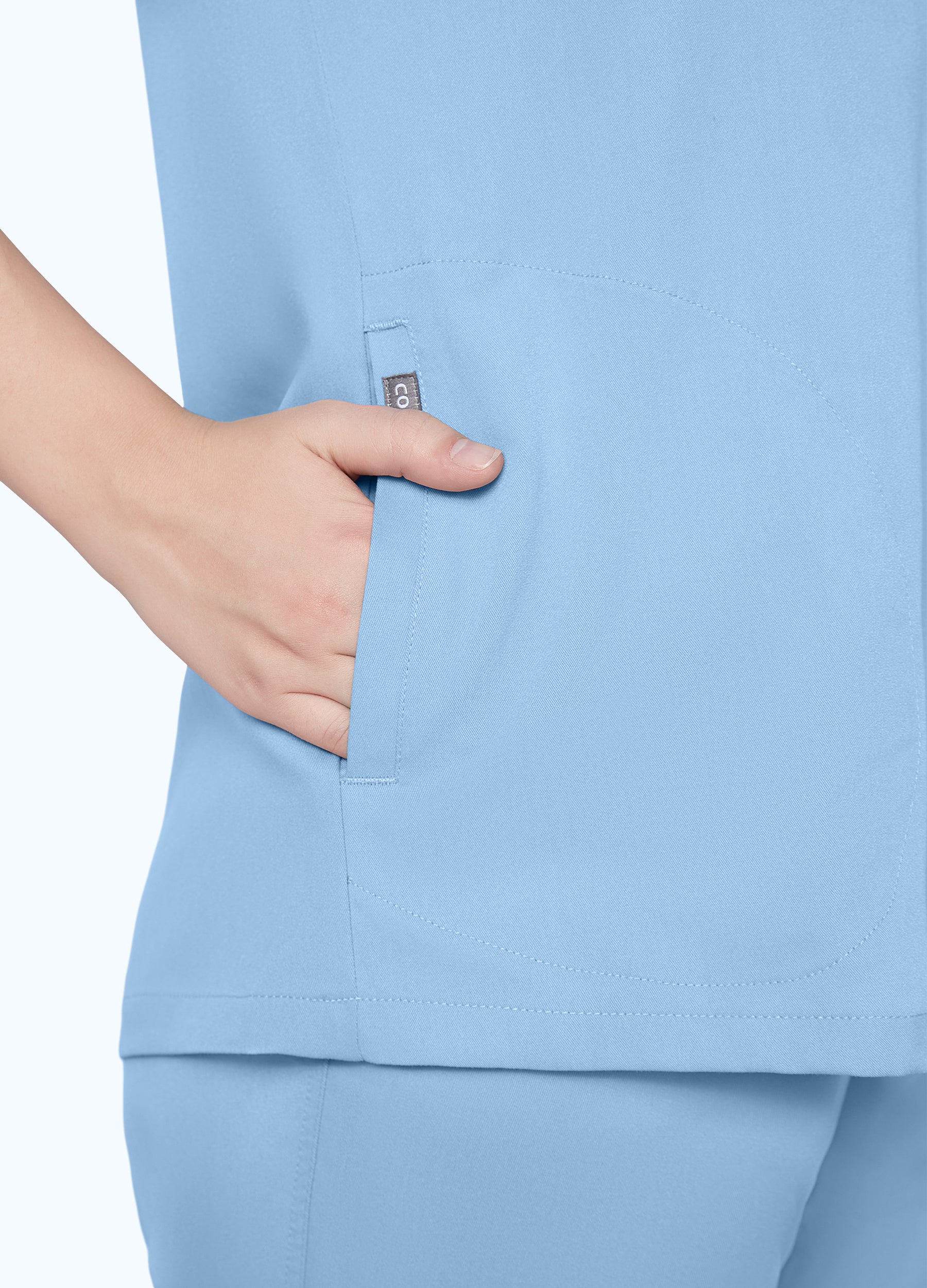 ProEase™ Collar Scrub Top