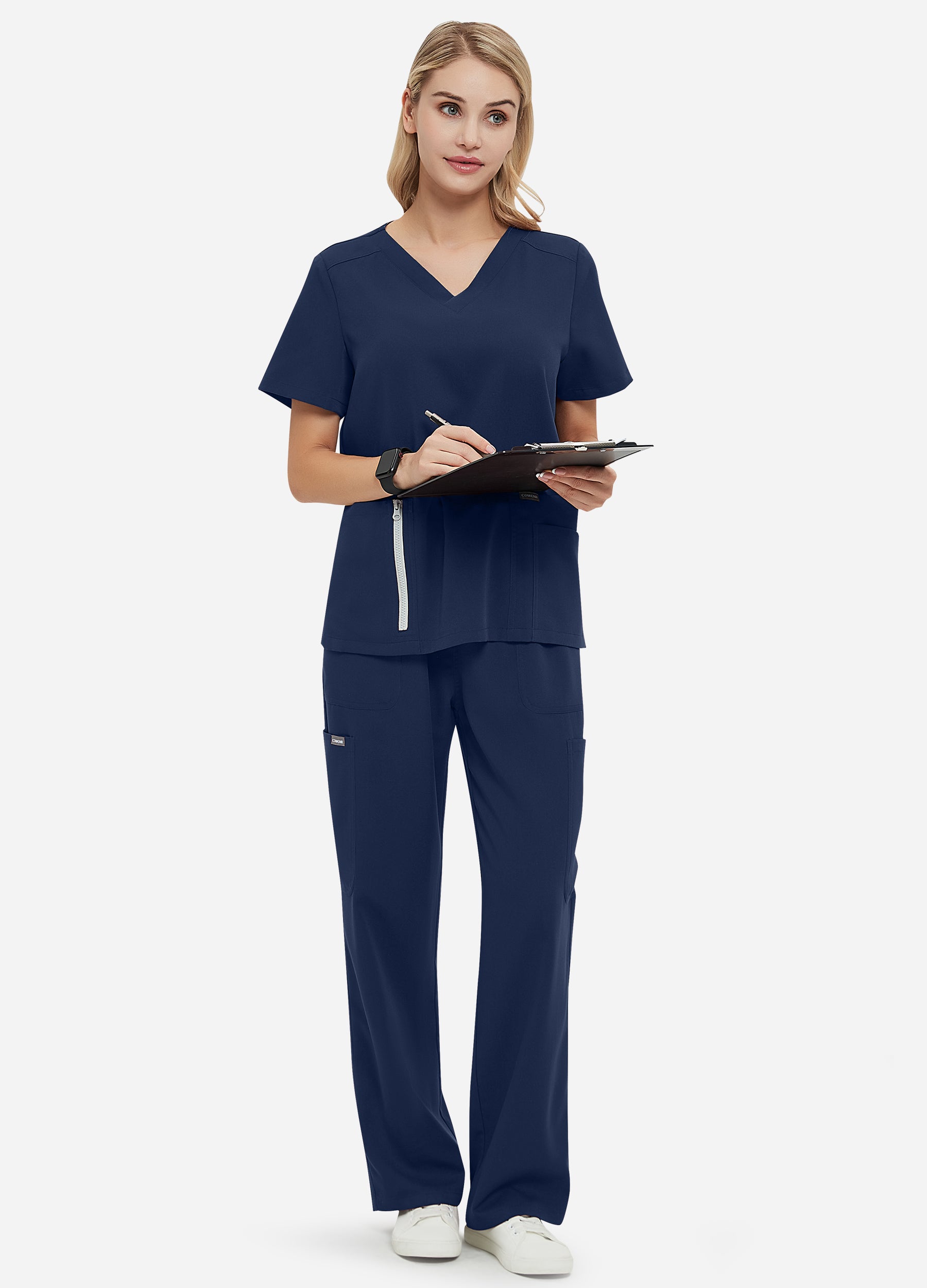 DynaComfort™ 7-Pocket Fashion Scrub Set