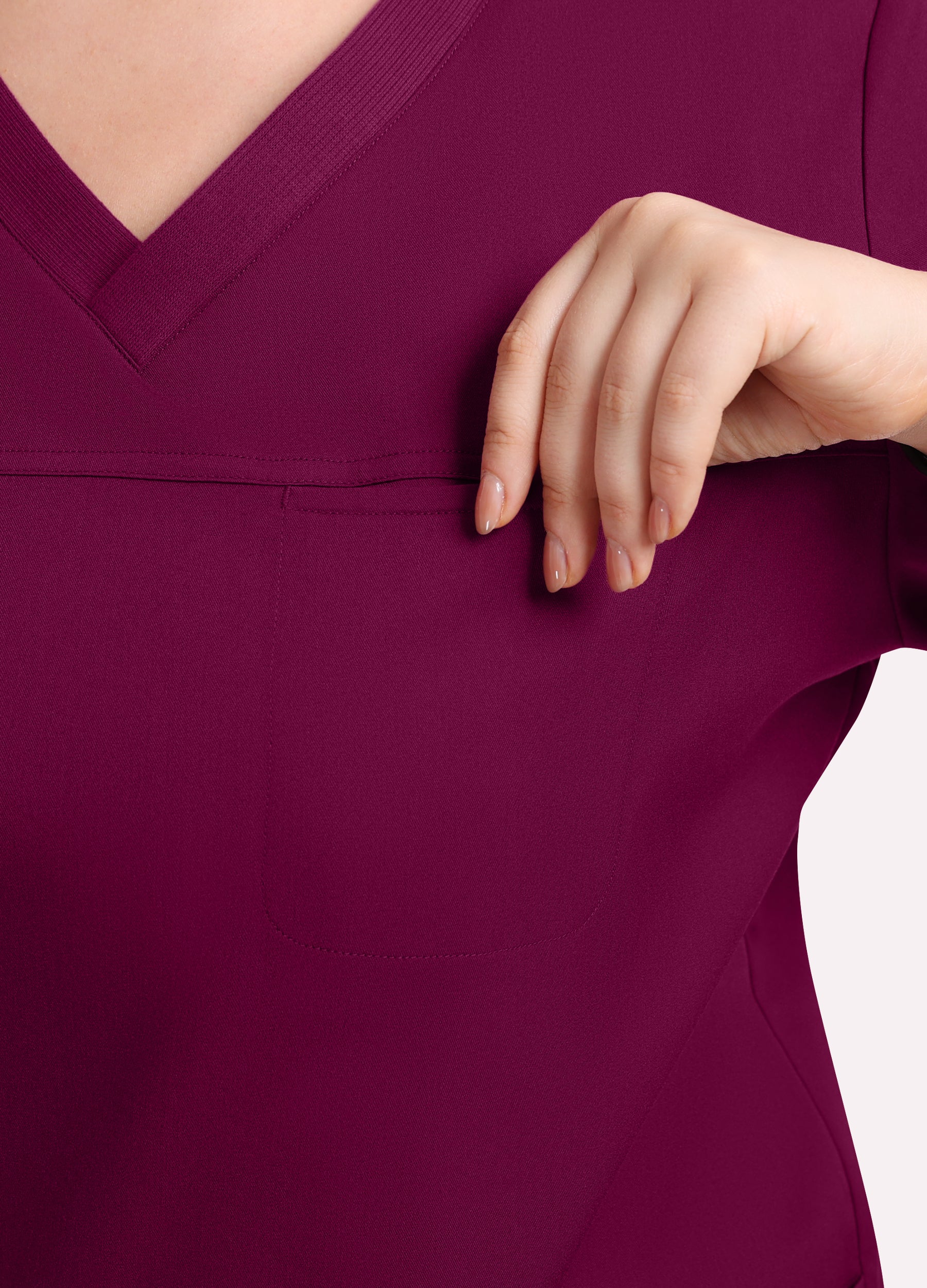 StyleFlex™ Plus Size Scrub Top