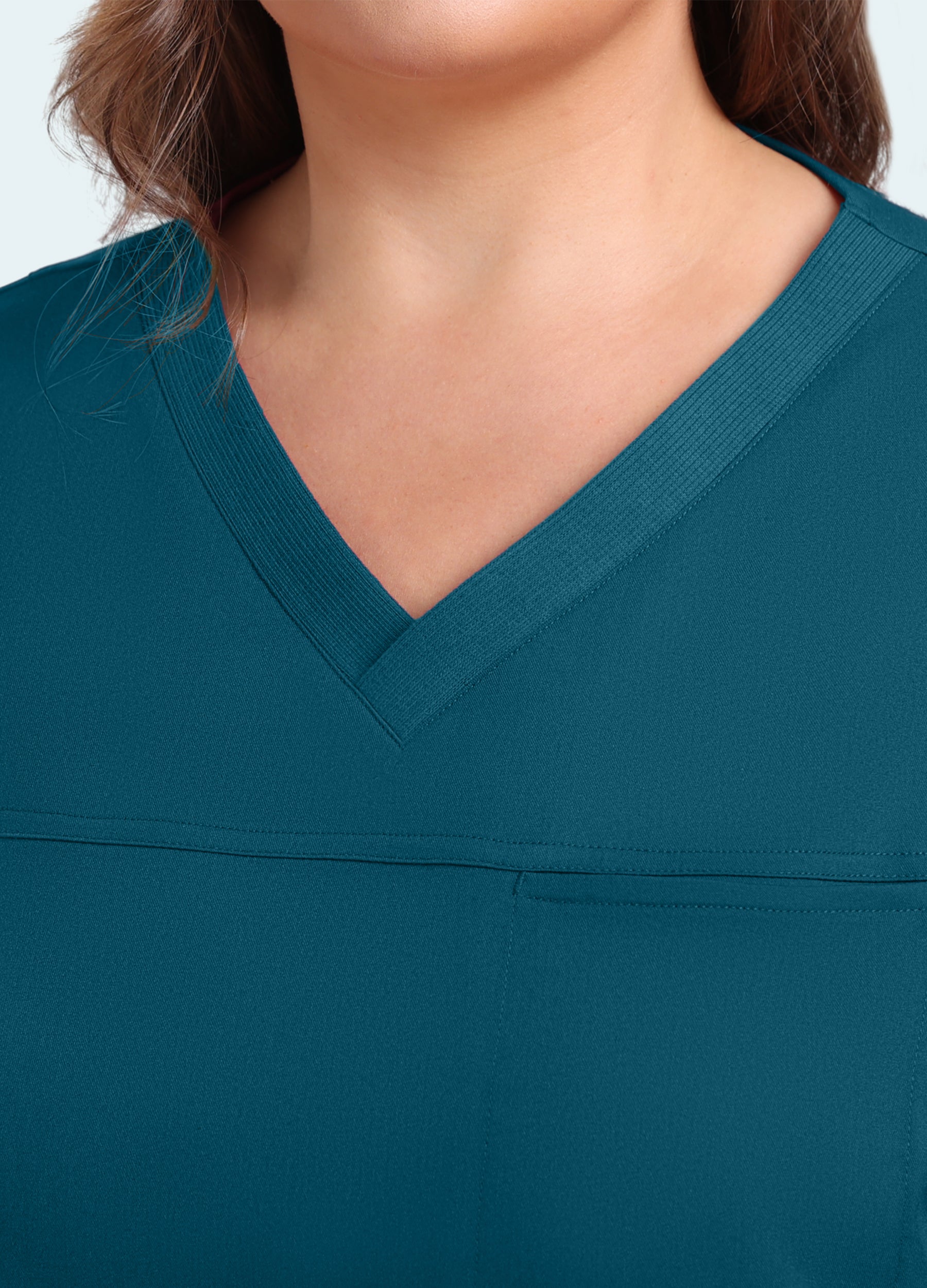 StyleFlex™ Plus Size Scrub Top