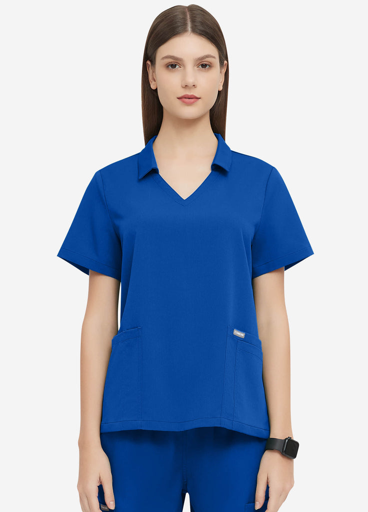 ElegCare™ Collar Scrub Top