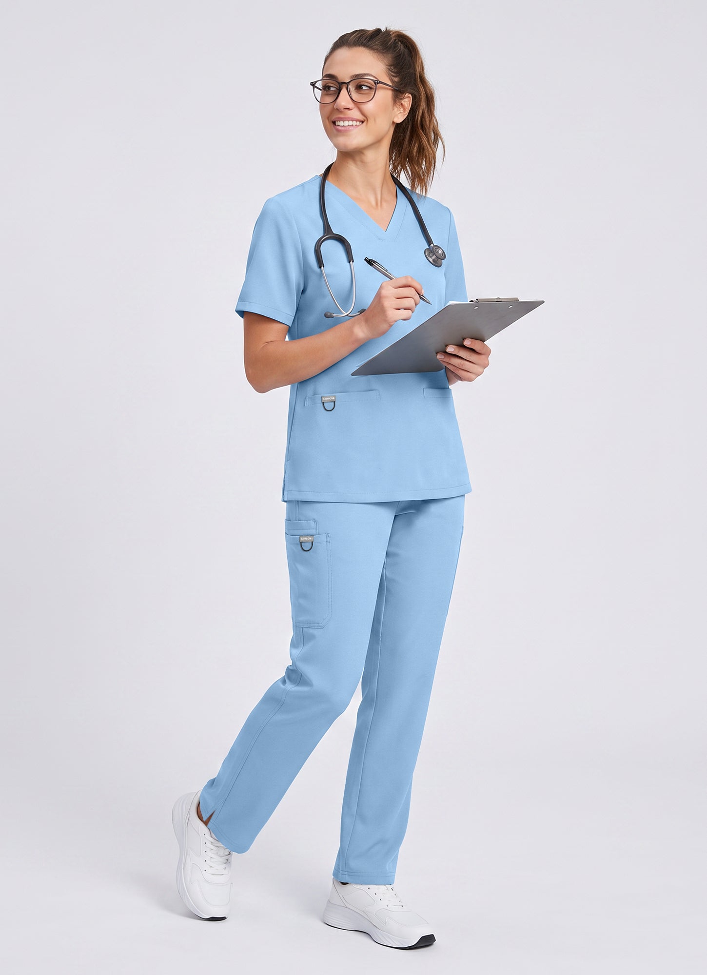 SoftTouch™ 3 Pockets Scrub Top