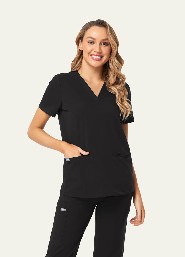 SoftTouch™ 3 Pockets Soft Stretch Scrub Top