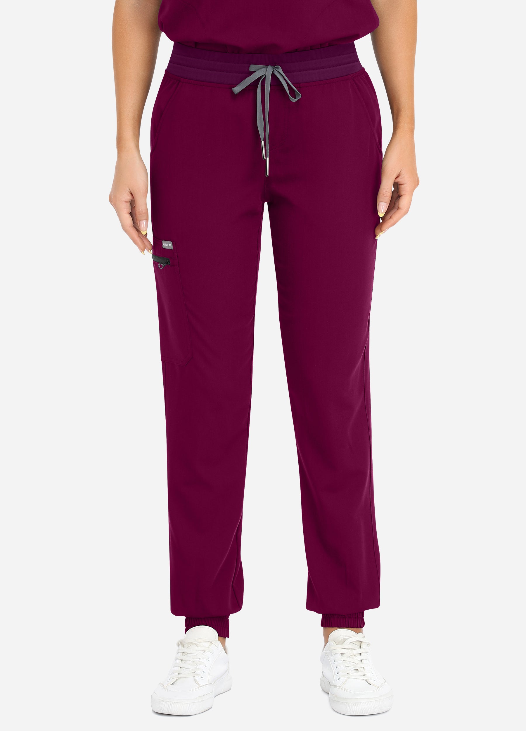 4-Pocket-Scrub-Freizeit-Jogginghose für Damen