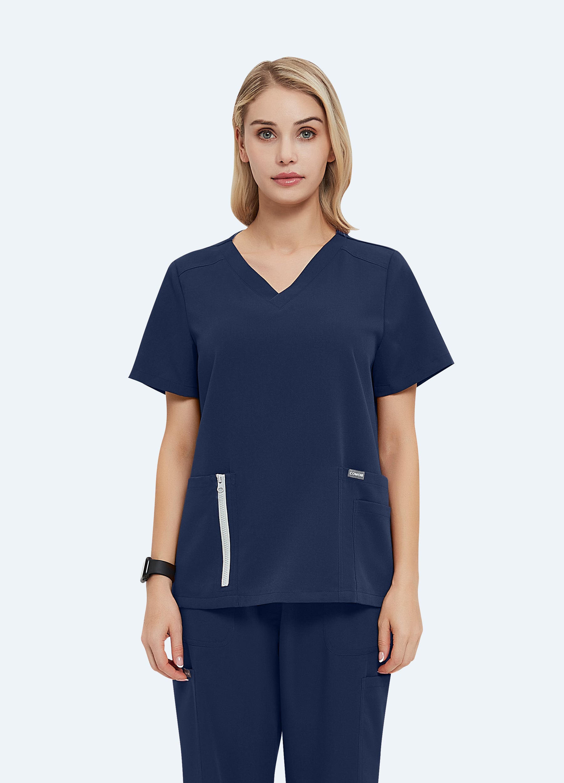 DynaComfort™ Zipper Scrub Top