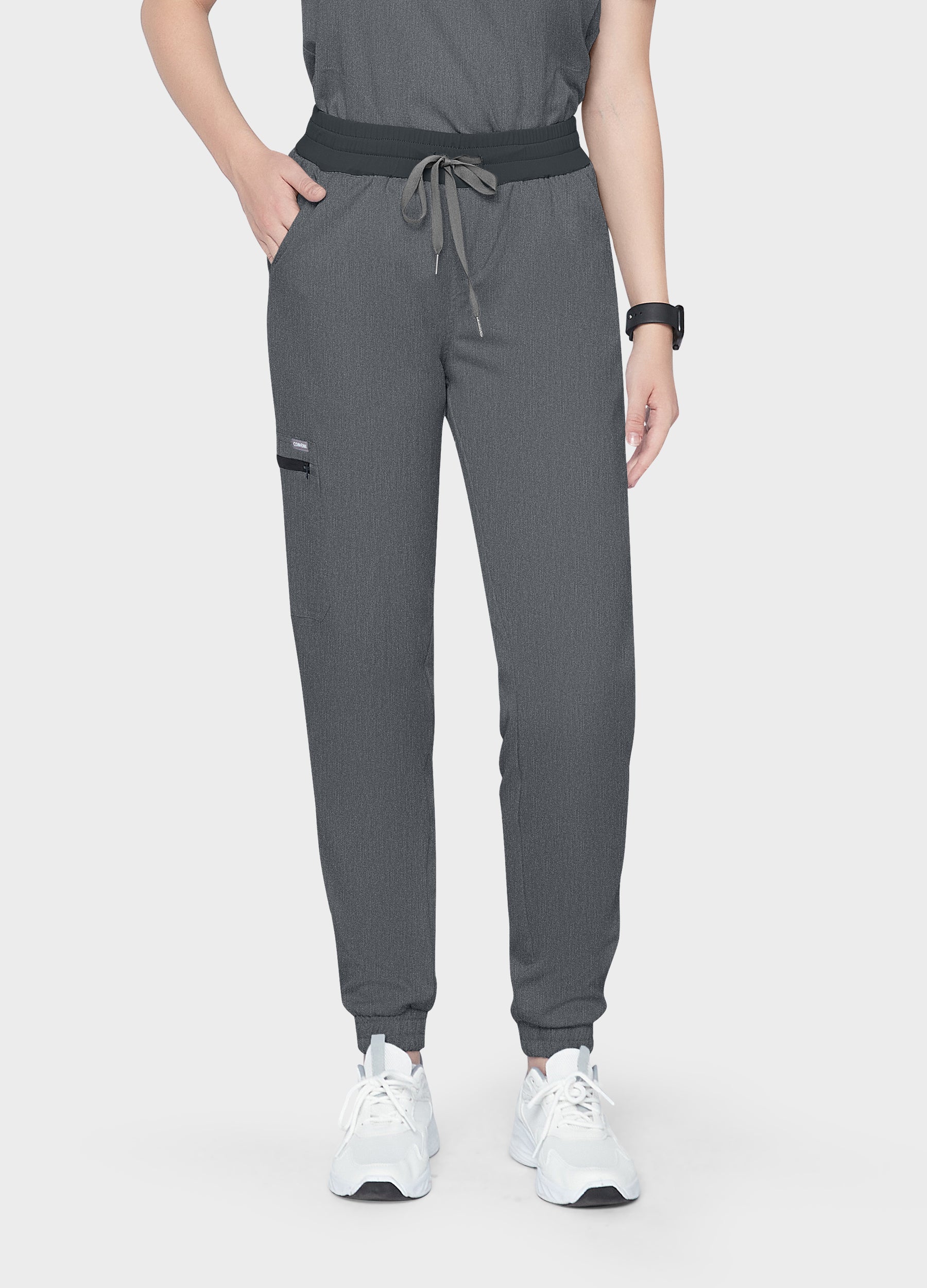 4-Pocket-Scrub-Freizeit-Jogginghose für Damen