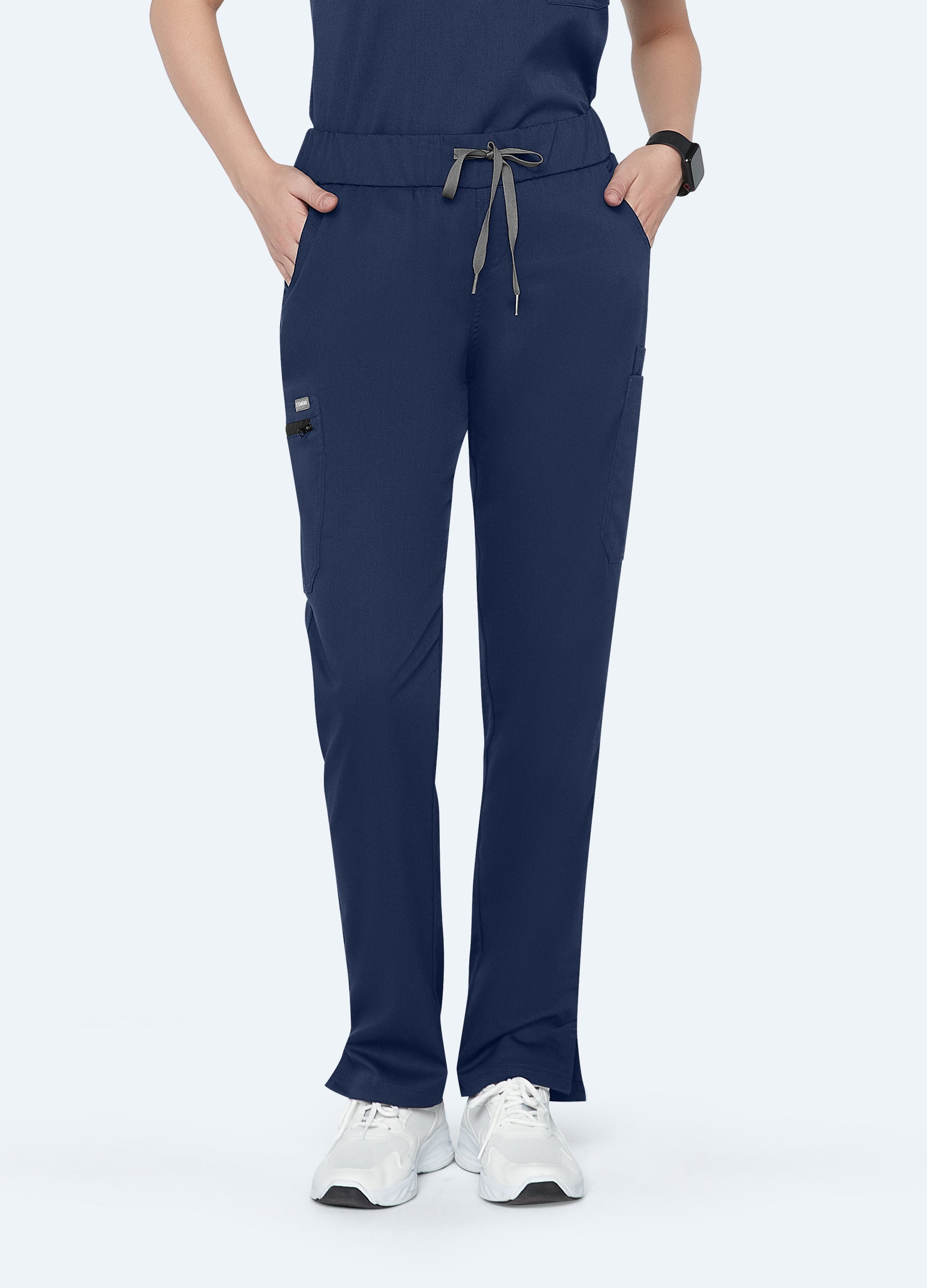 8-Pocket Tapered Scrub-Hose für Damen