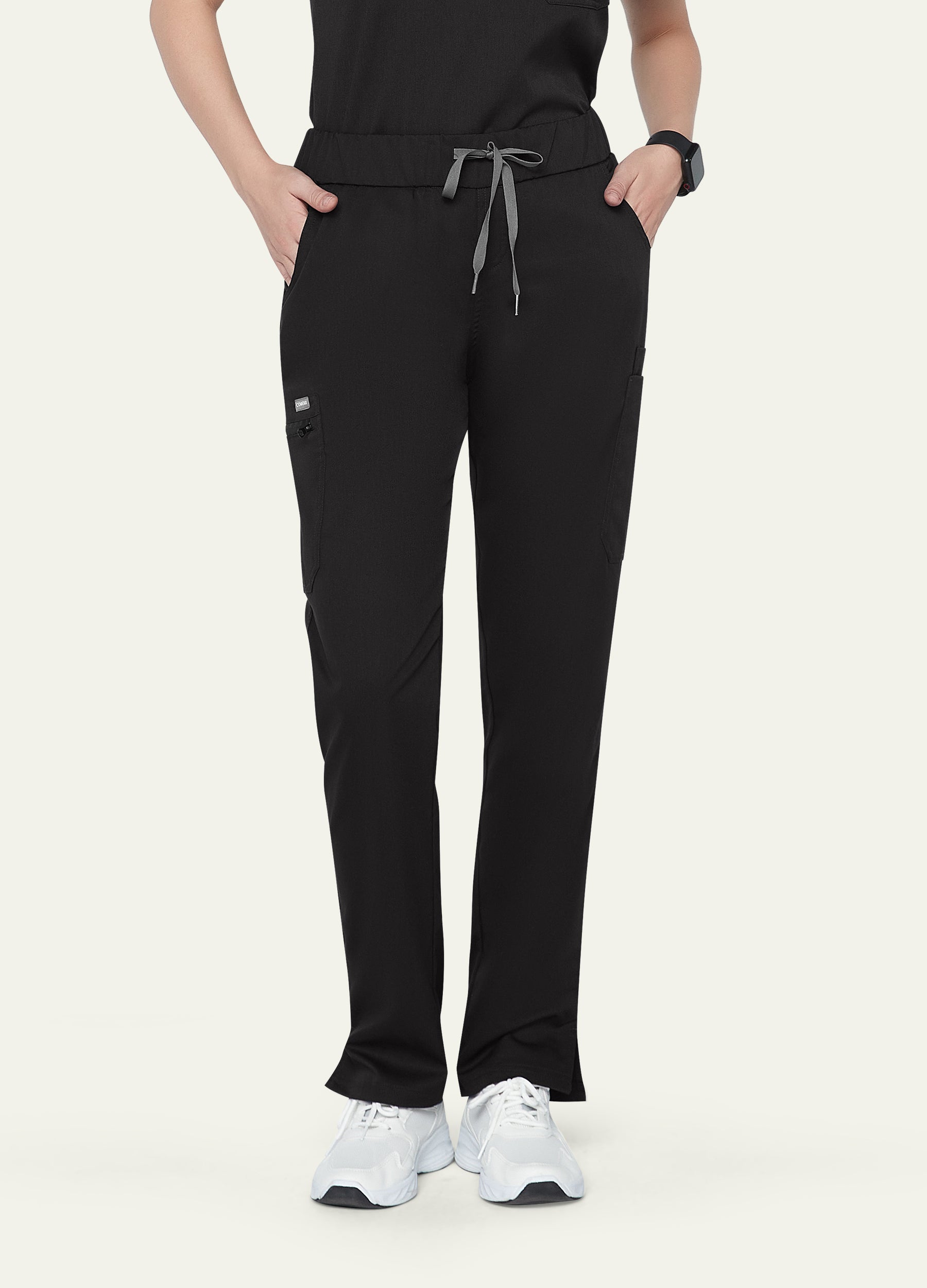 8-Pocket Tapered Scrub-Hose für Damen