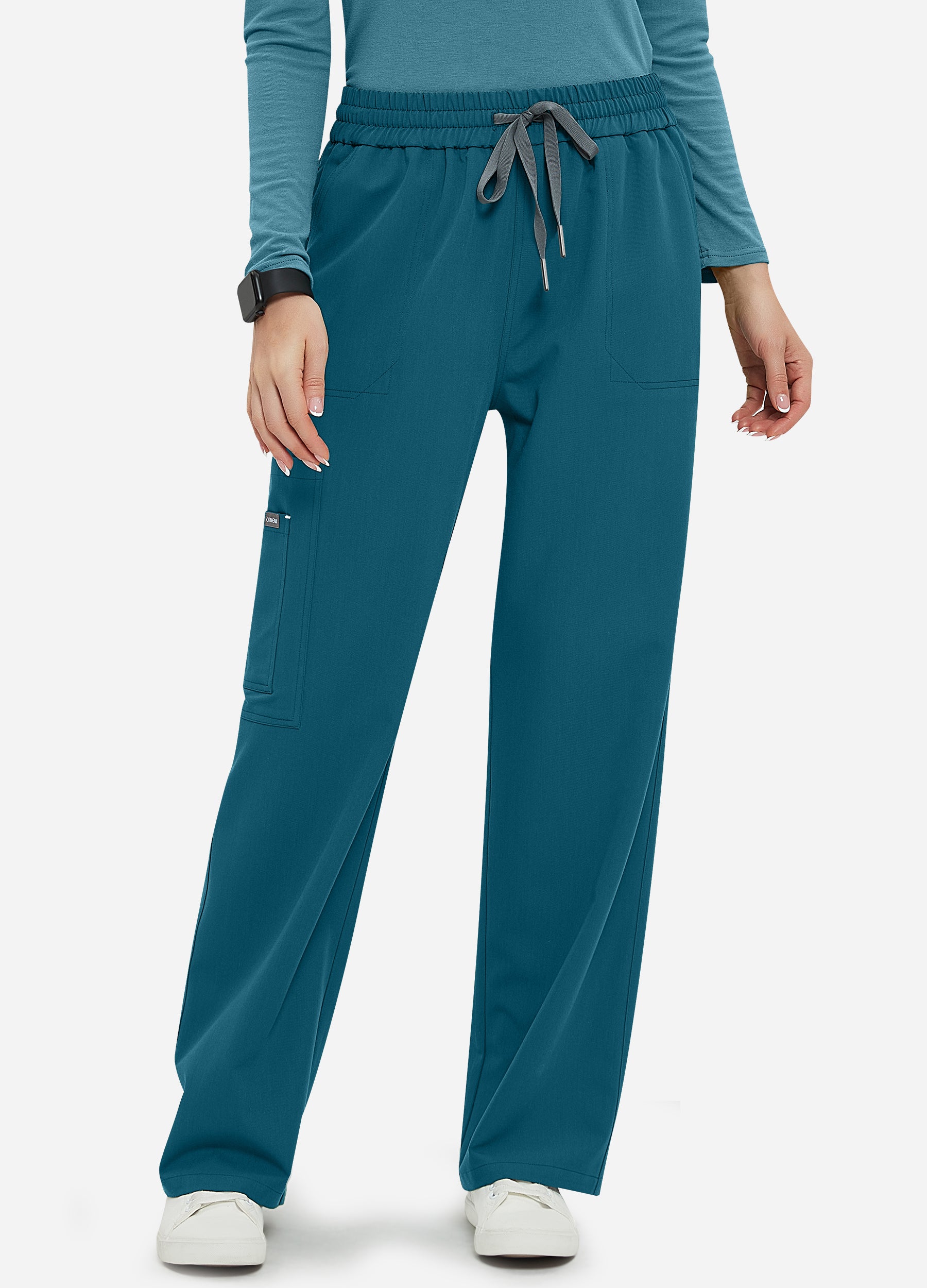 6-Pocket-Cargo-Scrub-Hose für Damen