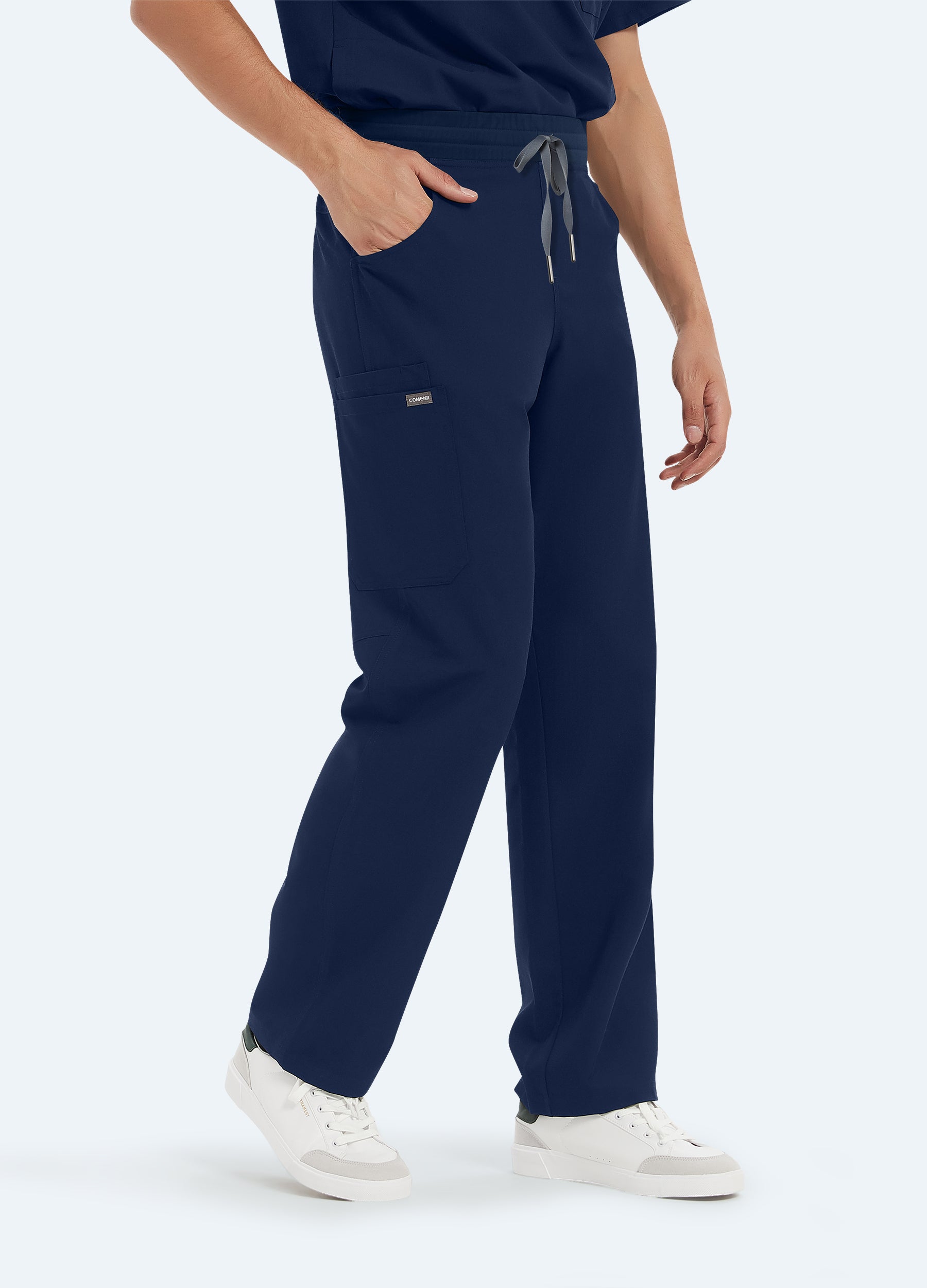 Pantalón médico clásico con 4 bolsillos para hombre