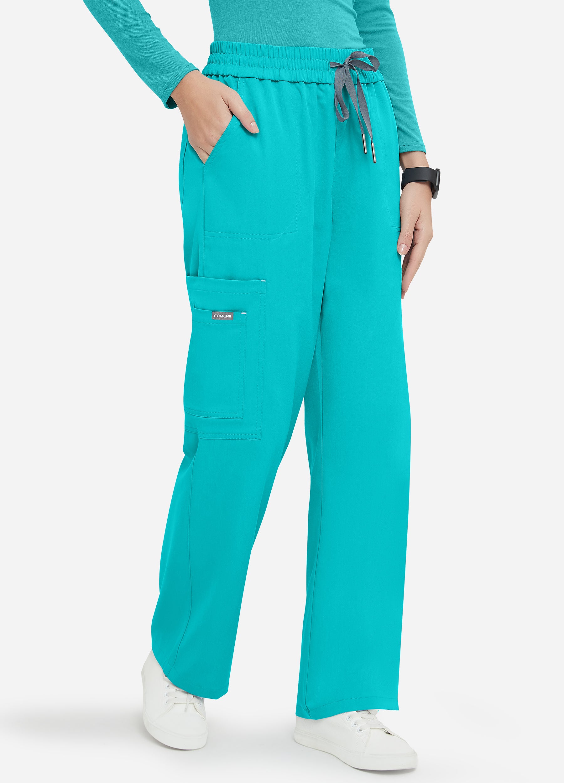 6-Pocket-Cargo-Scrub-Hose für Damen