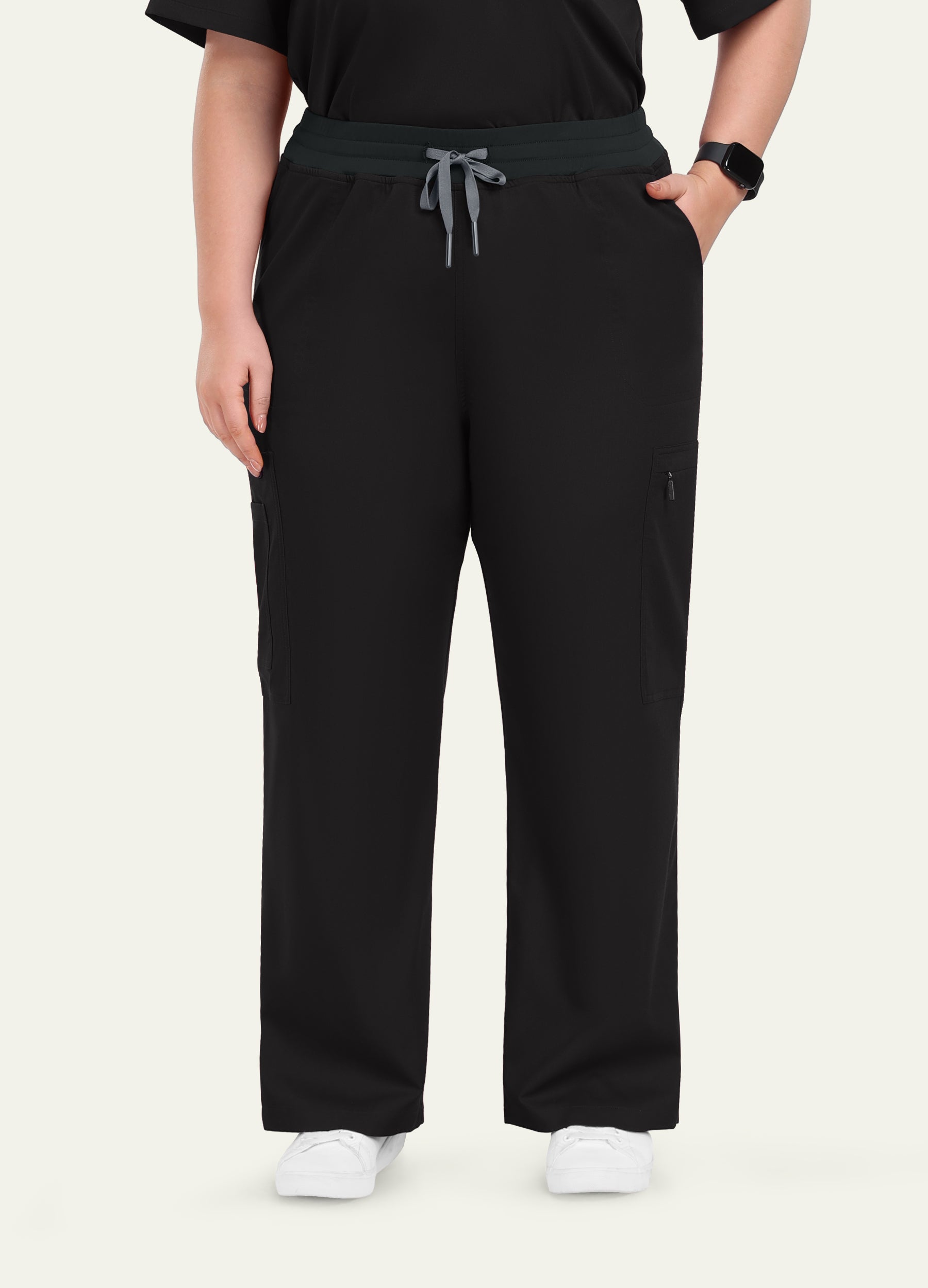 StyleFlex™ 7-Pocket Plus Size Scrub Pants