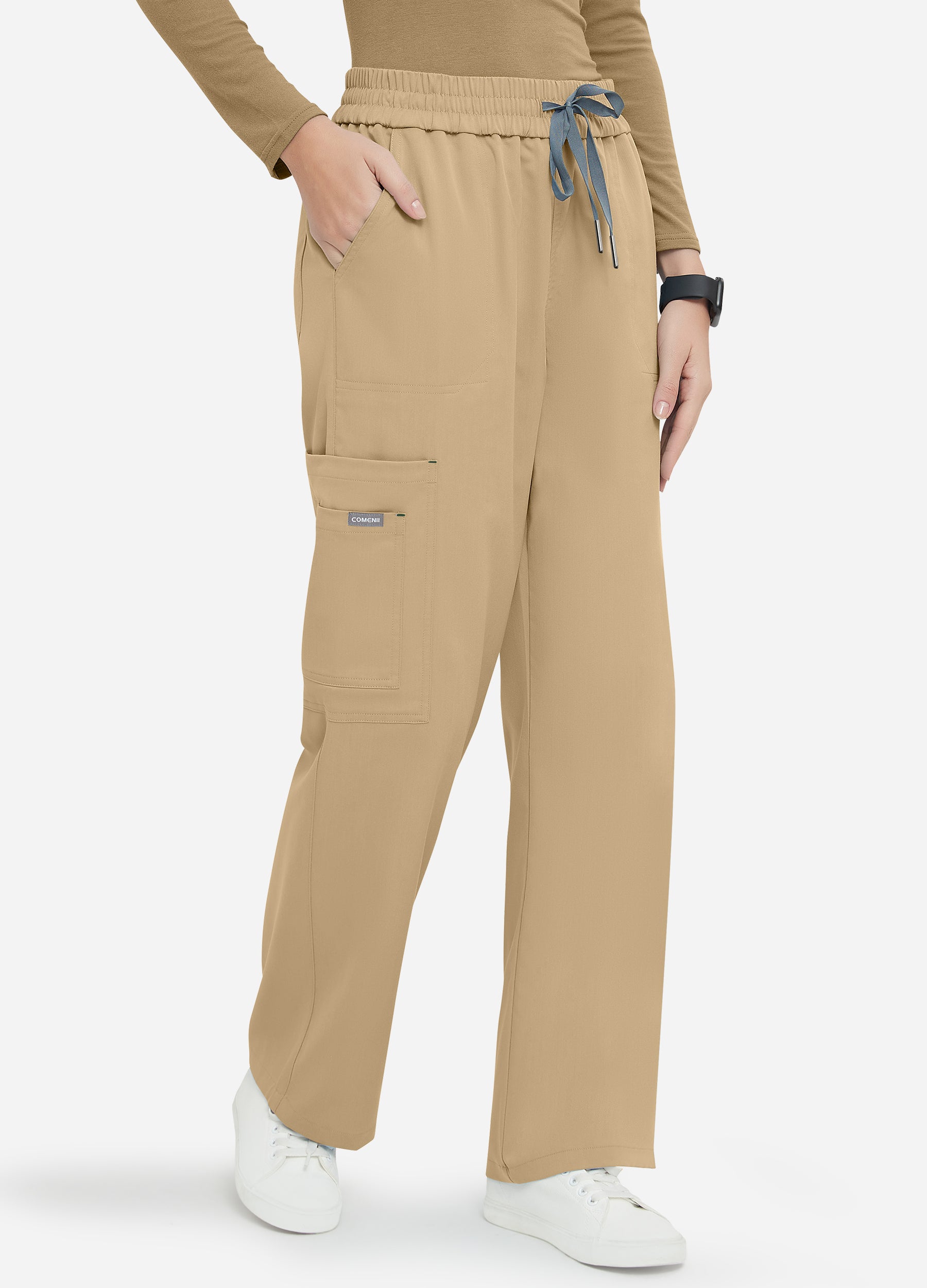 6-Pocket-Cargo-Scrub-Hose für Damen