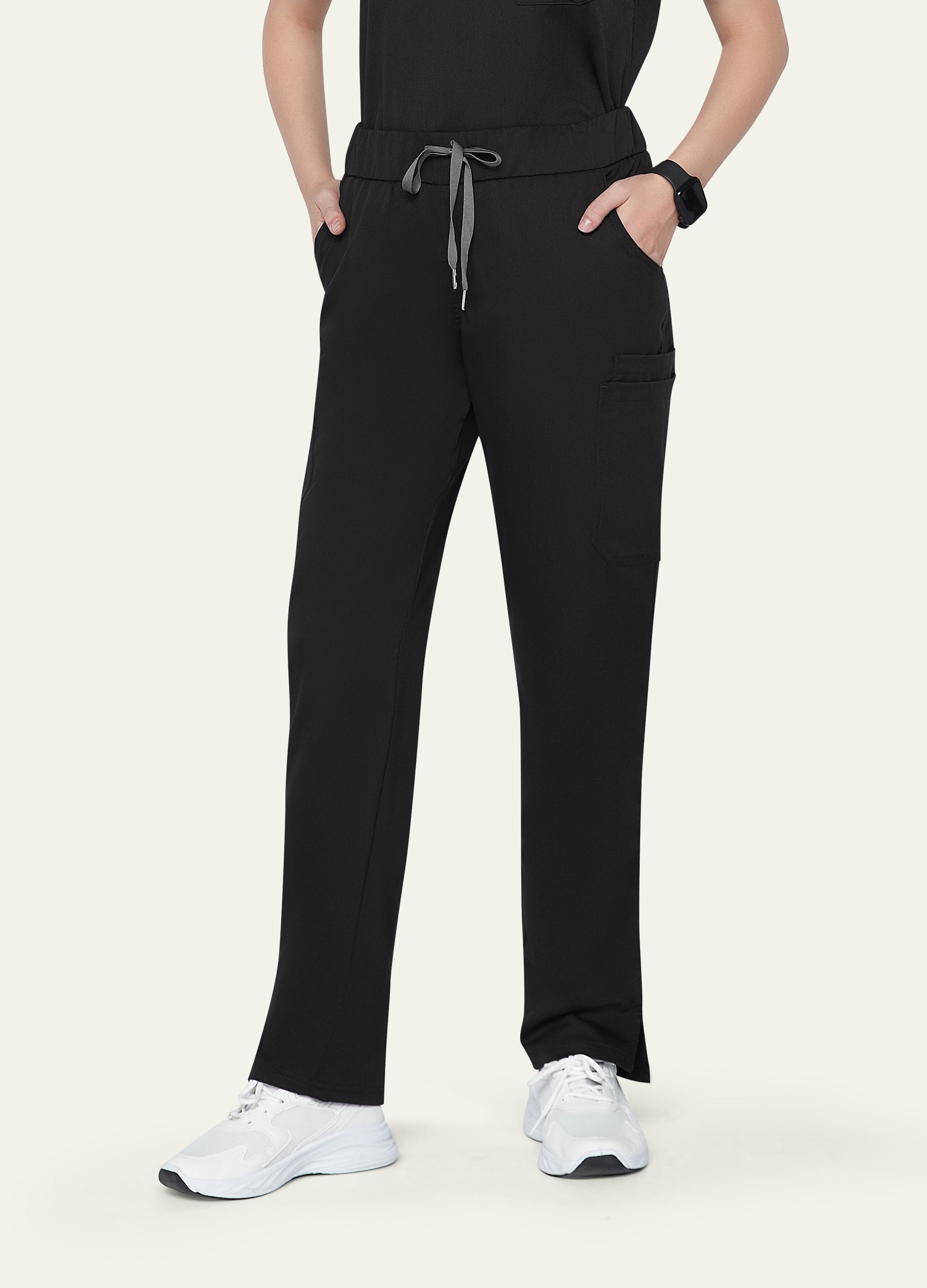 8-Pocket Tapered Scrub-Hose für Damen