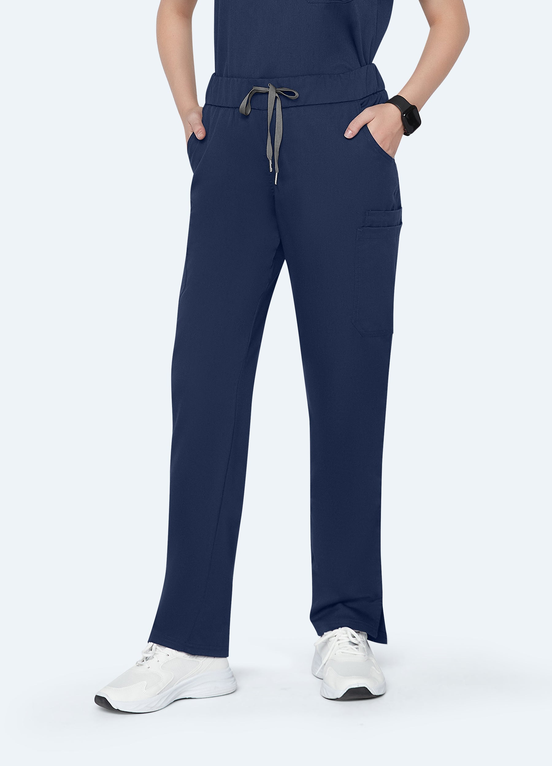 8-Pocket Tapered Scrub-Hose für Damen