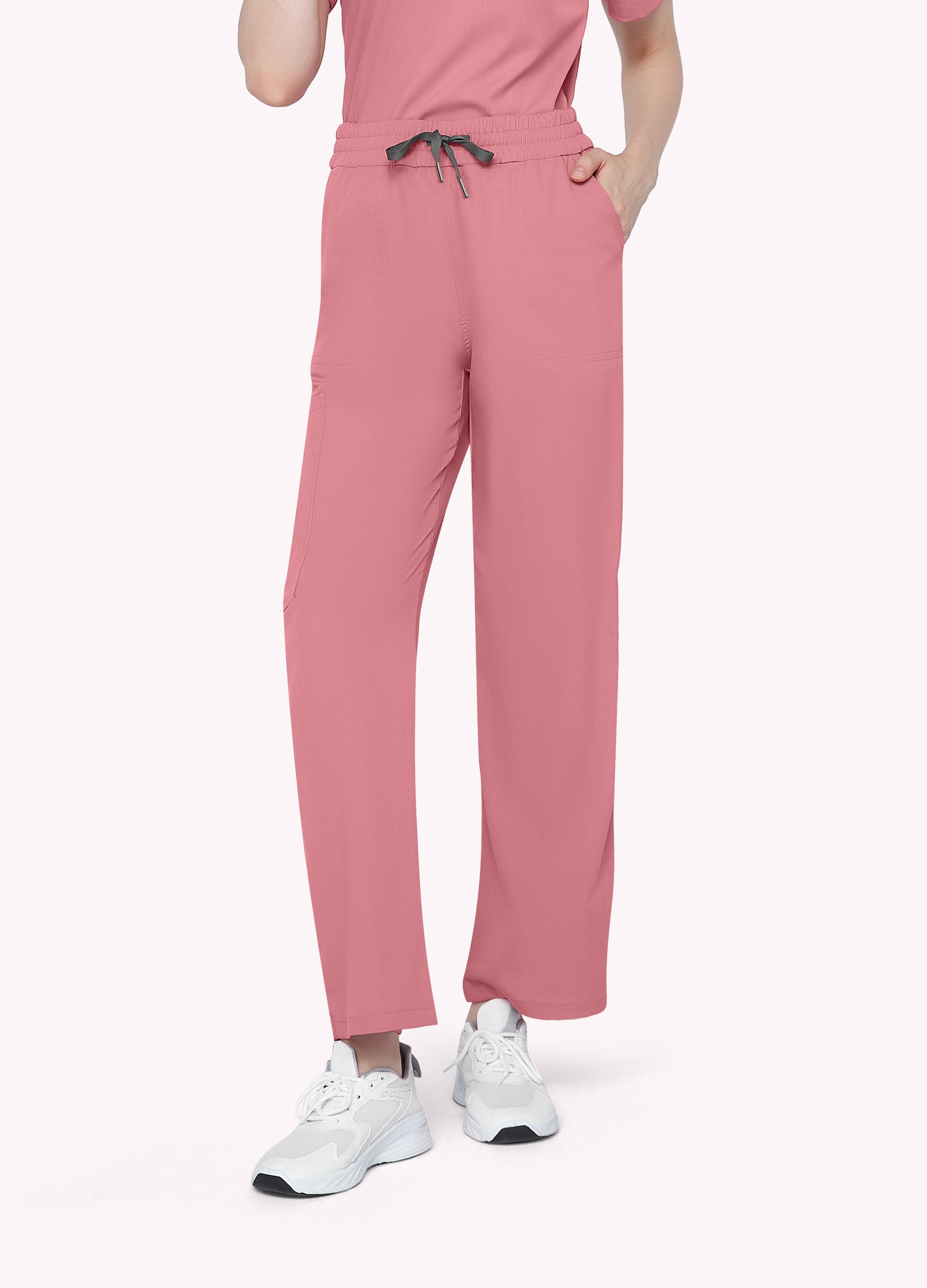 Pantalón médico cargo de 6 bolsillos para mujer