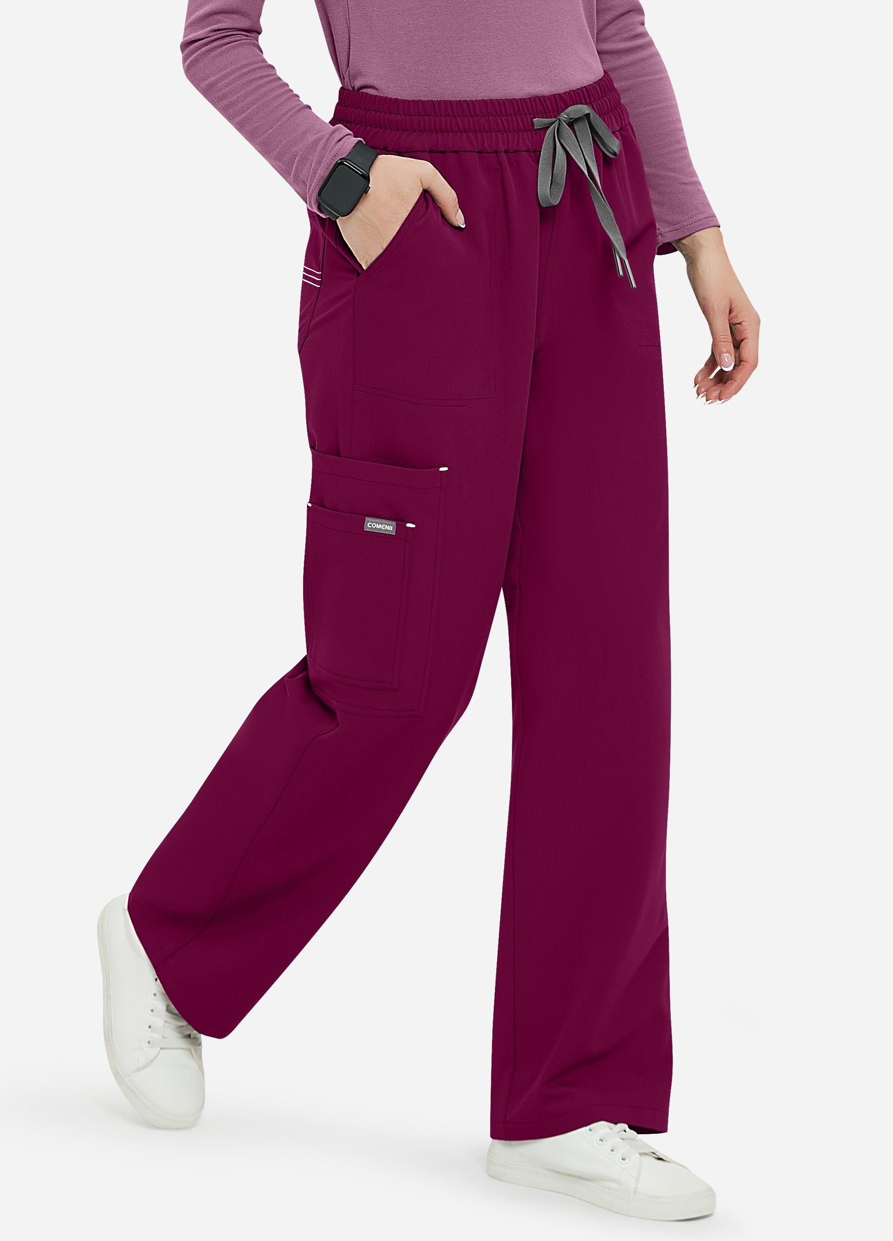 6-Pocket-Cargo-Scrub-Hose für Damen