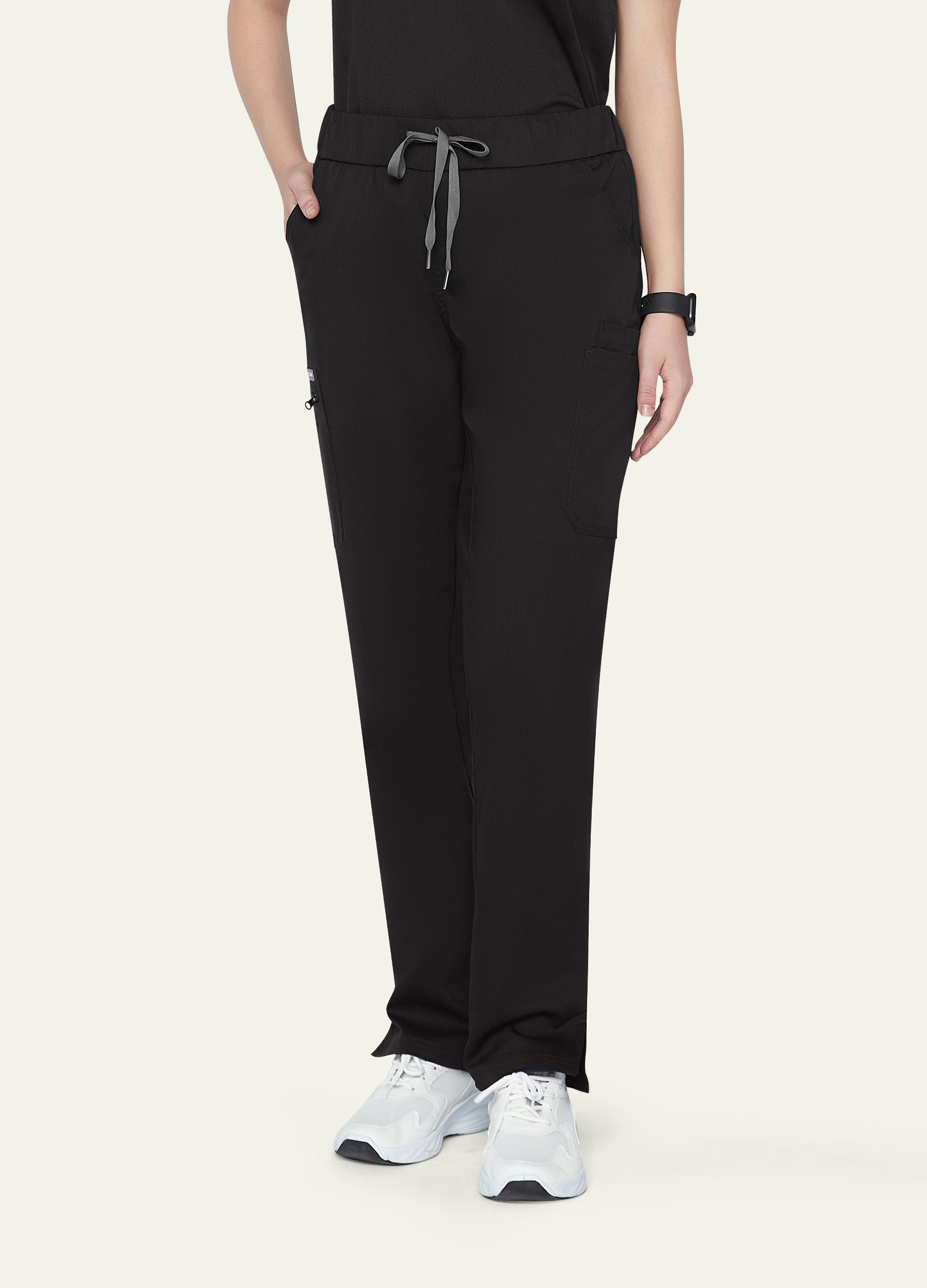 8-Pocket Tapered Scrub-Hose für Damen