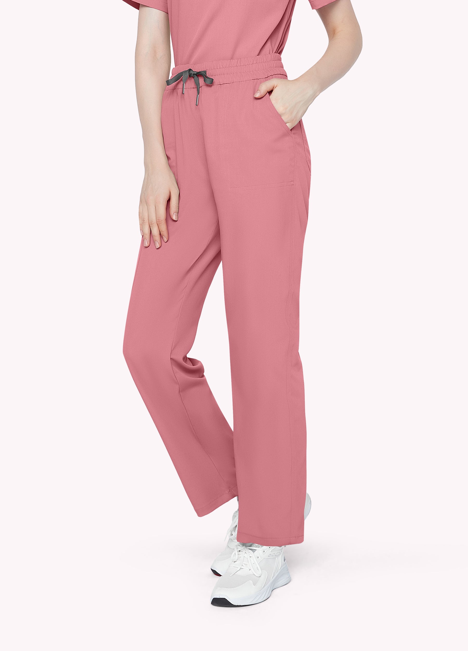 Pantalón médico cargo de 6 bolsillos para mujer