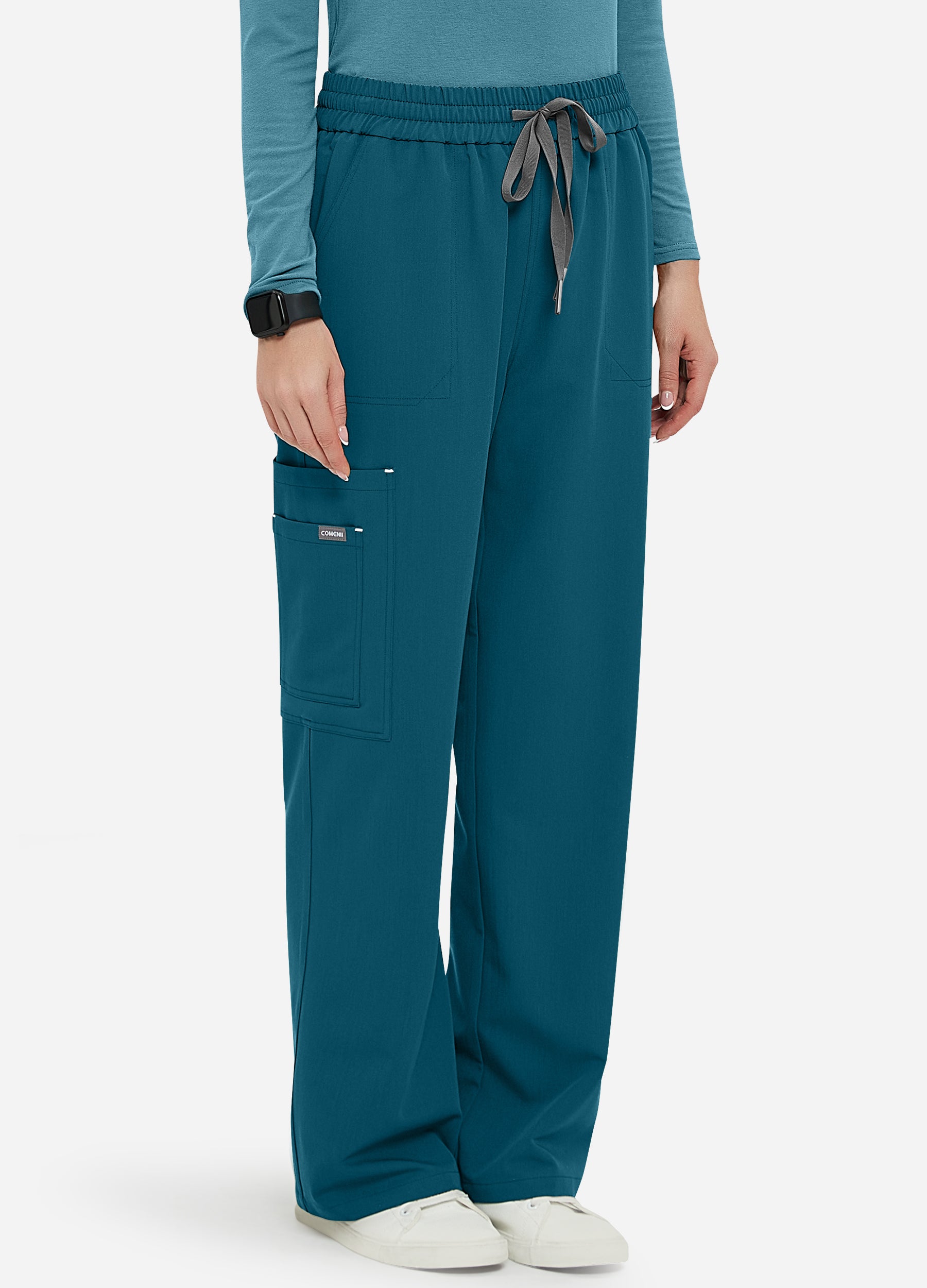 6-Pocket-Cargo-Scrub-Hose für Damen