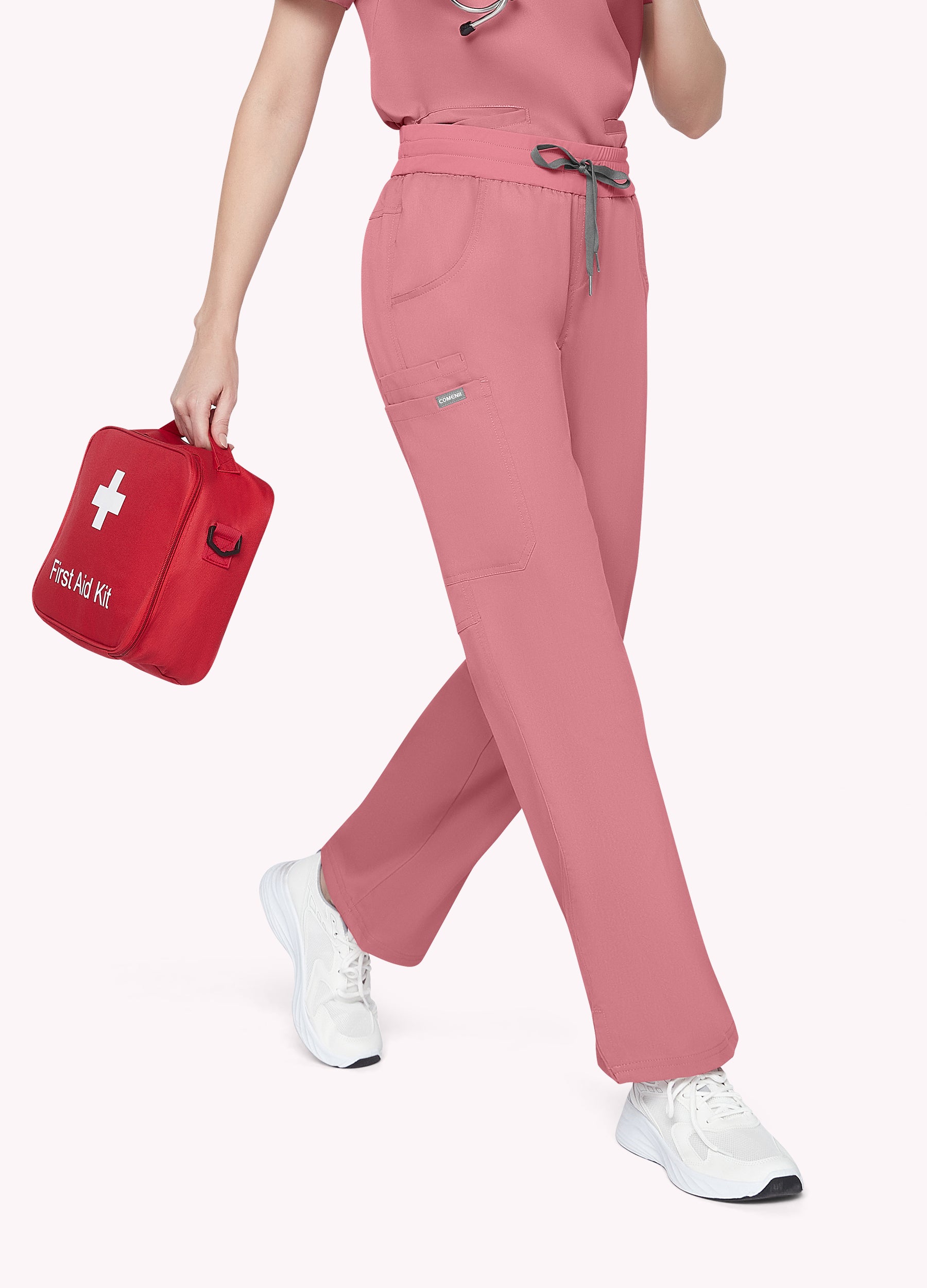 Pantaloni Scrub Cargo a 4 tasche da donna