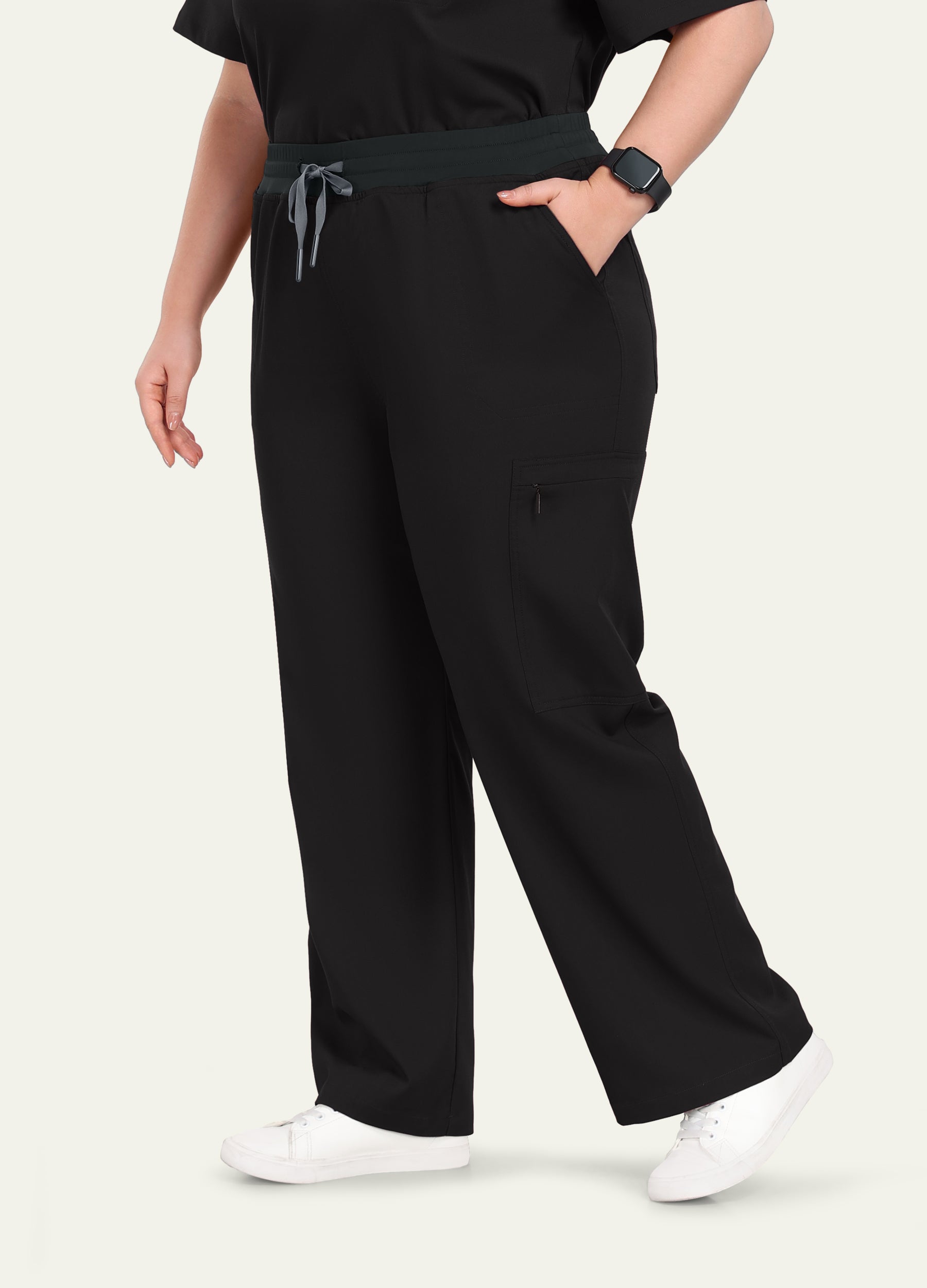 StyleFlex™ 7-Pocket Plus Size Scrub Pants