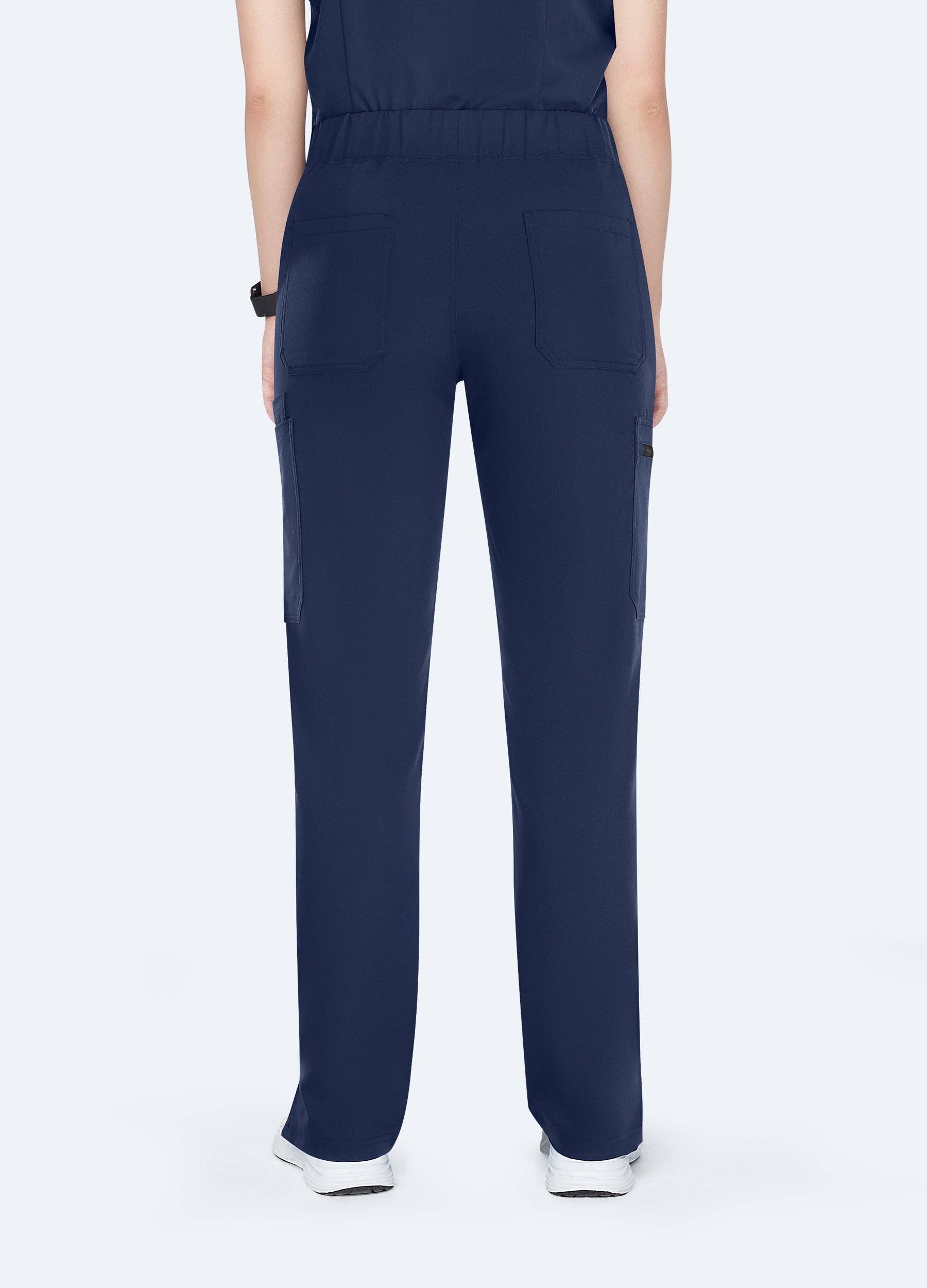 8-Pocket Tapered Scrub-Hose für Damen