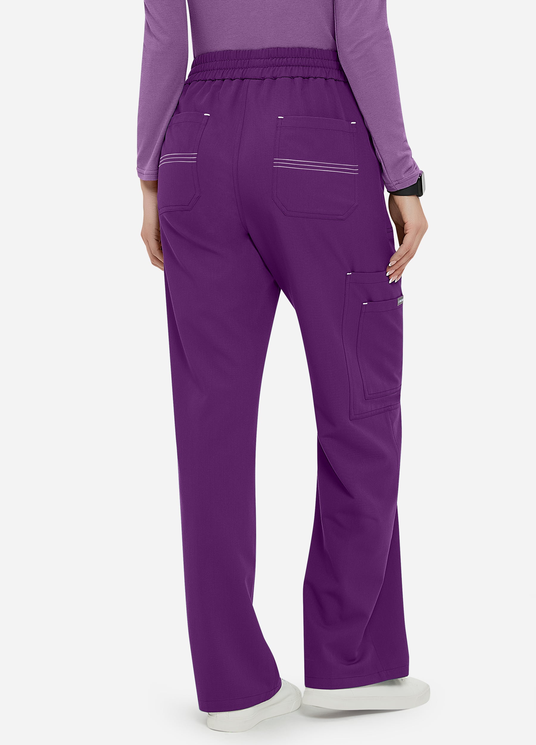 6-Pocket-Cargo-Scrub-Hose für Damen