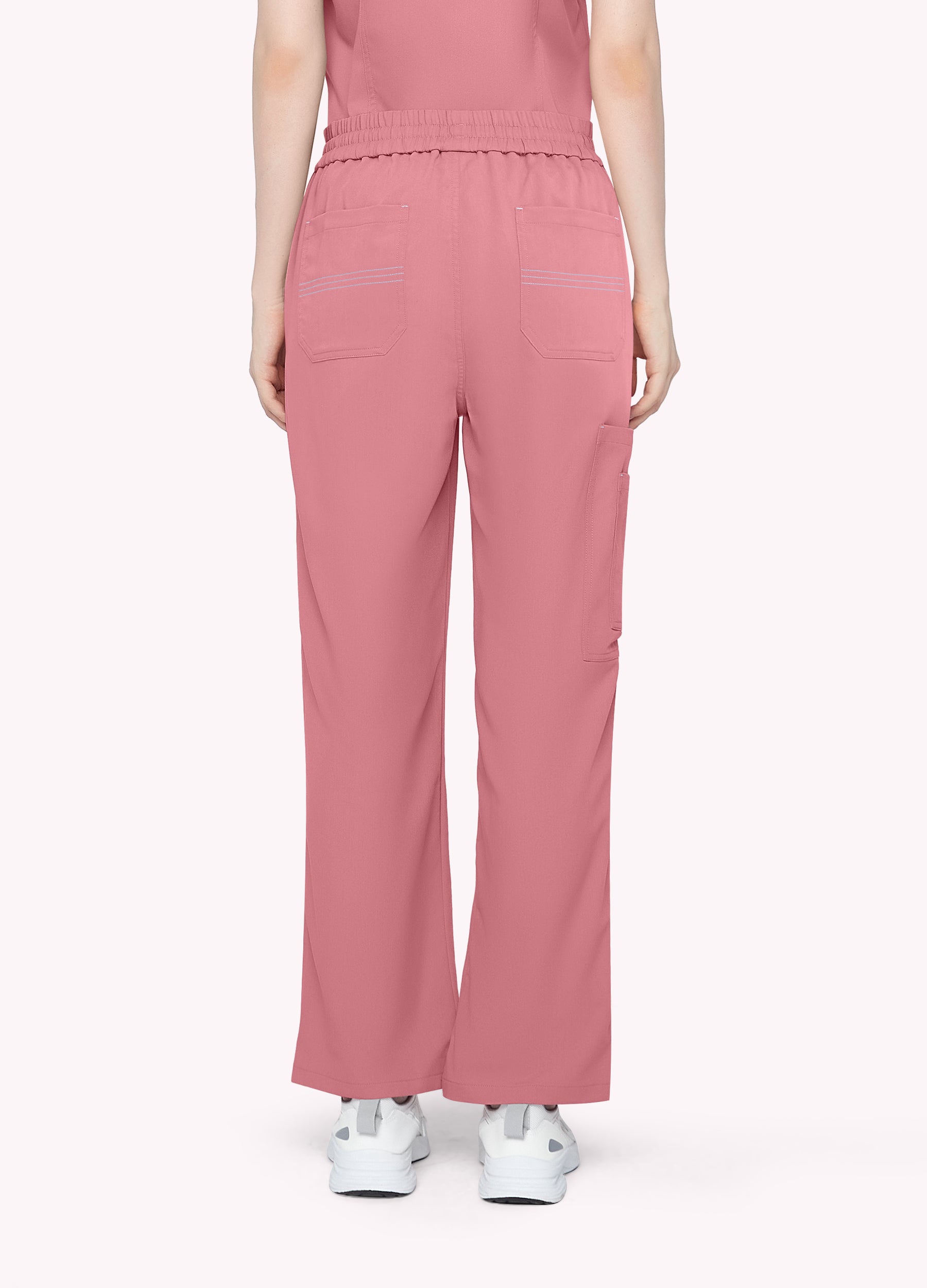 Pantalón médico cargo de 6 bolsillos para mujer