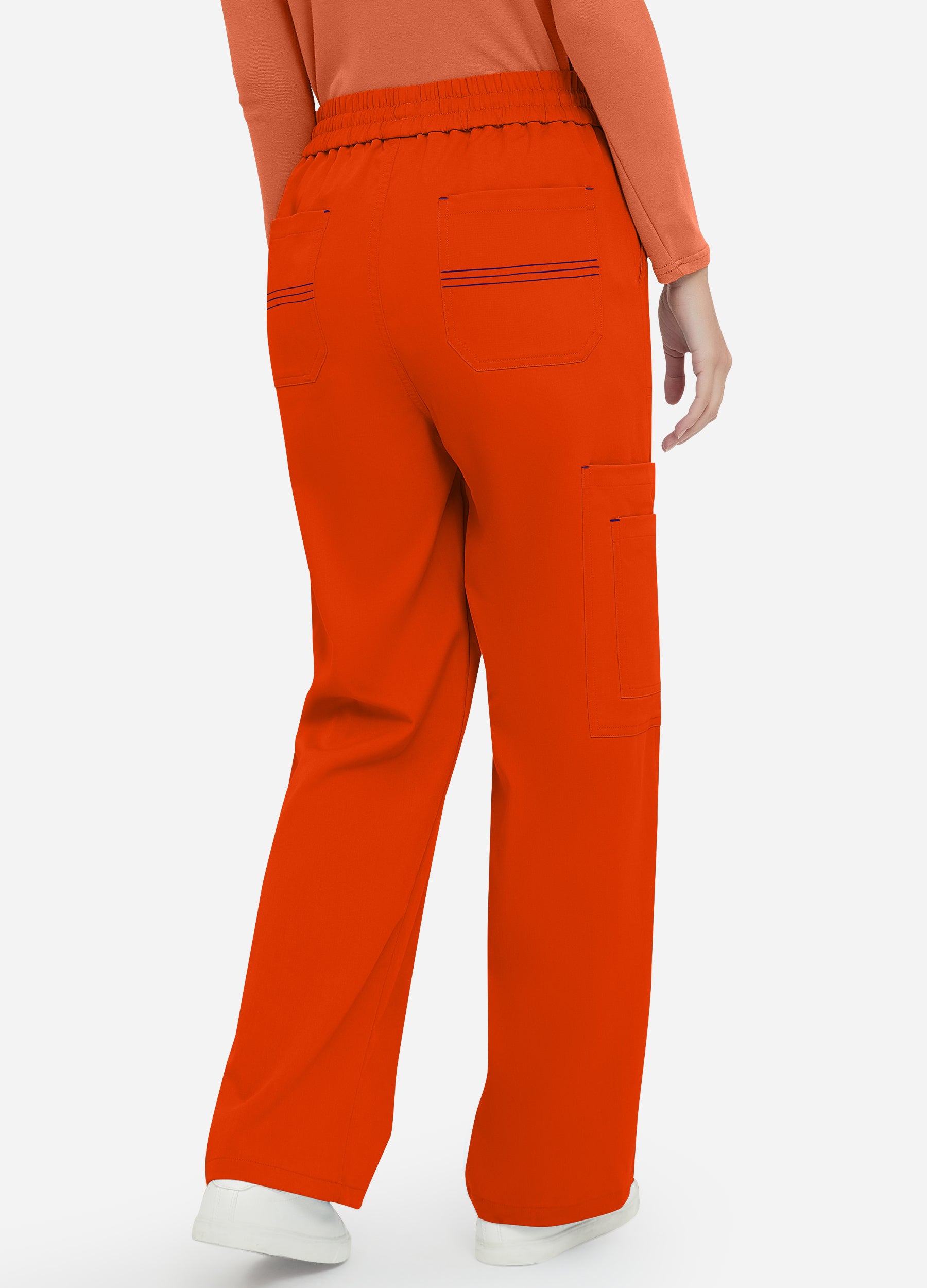 6-Pocket-Cargo-Scrub-Hose für Damen