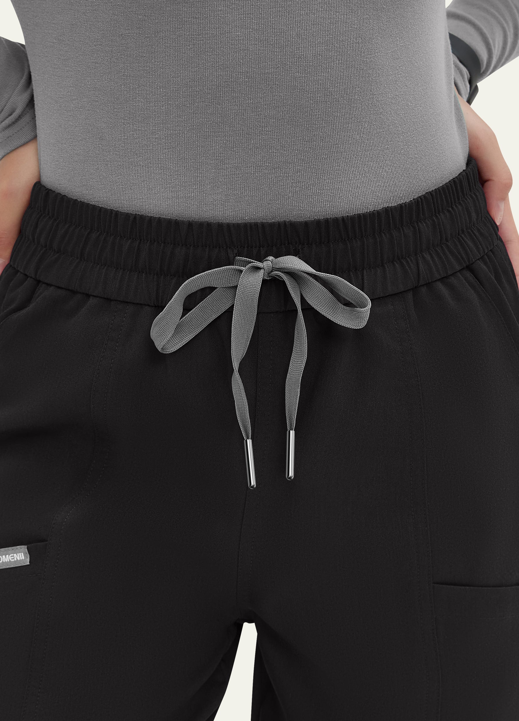 6-Taschen-Scrub-Freizeitjogginghose für Damen