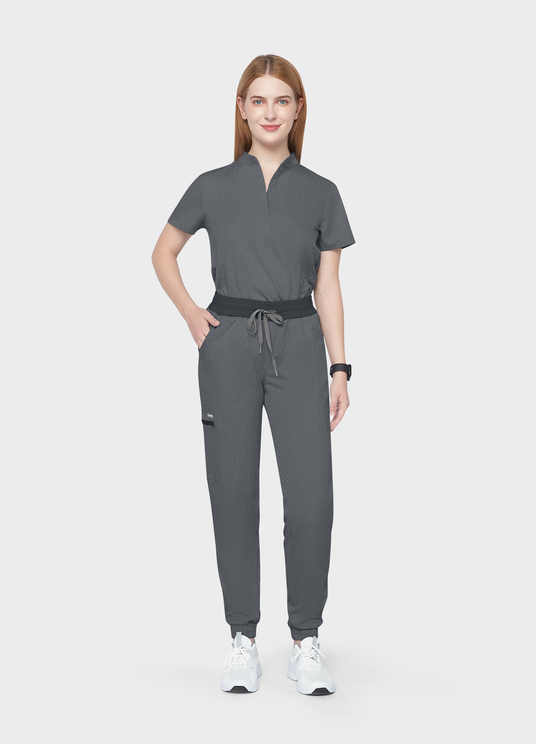 4-Pocket-Scrub-Freizeit-Jogginghose für Damen