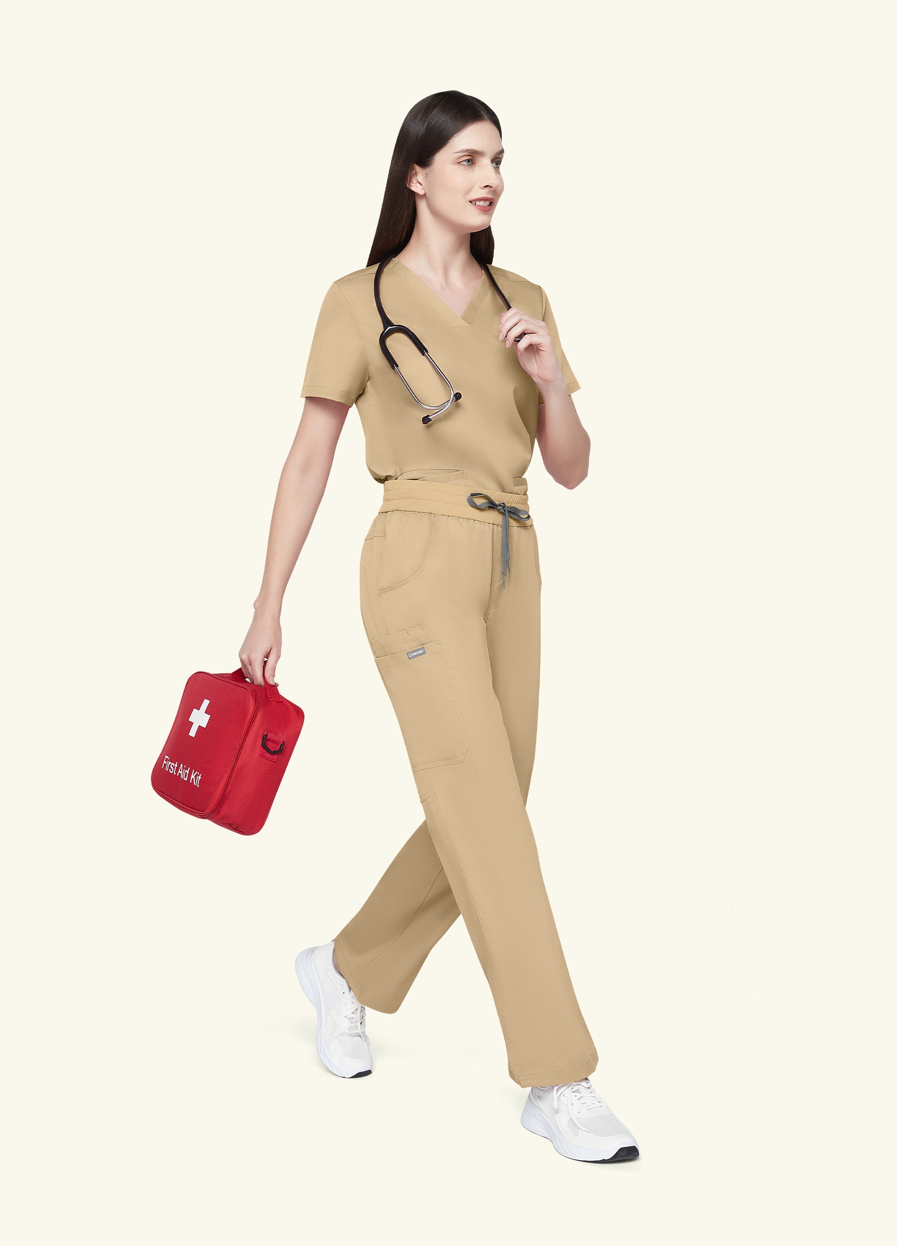 StyleFlex™ 7-Pocket Essential Scrub Set