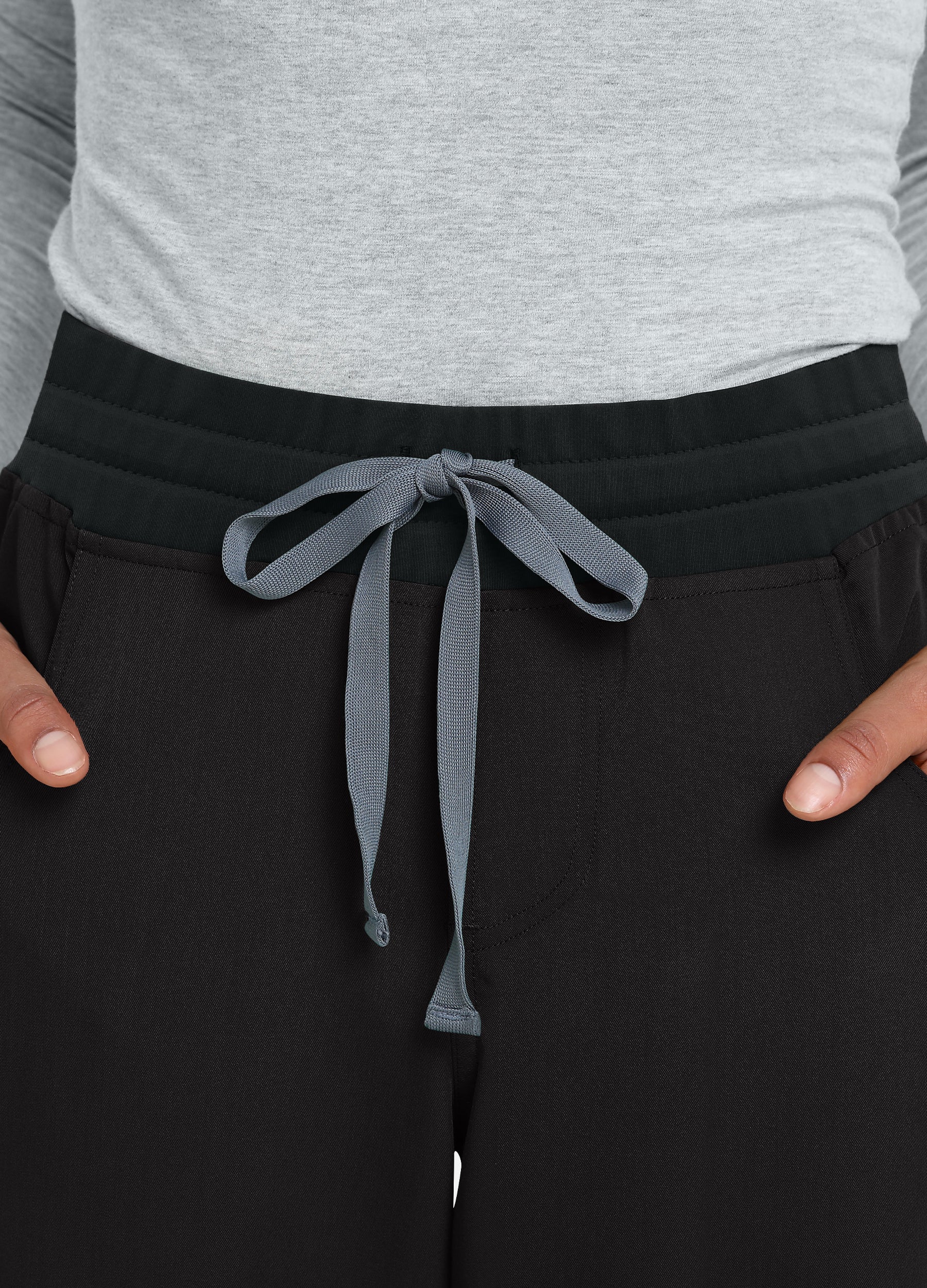 Pantalón médico cargo con 4 bolsillos para mujer