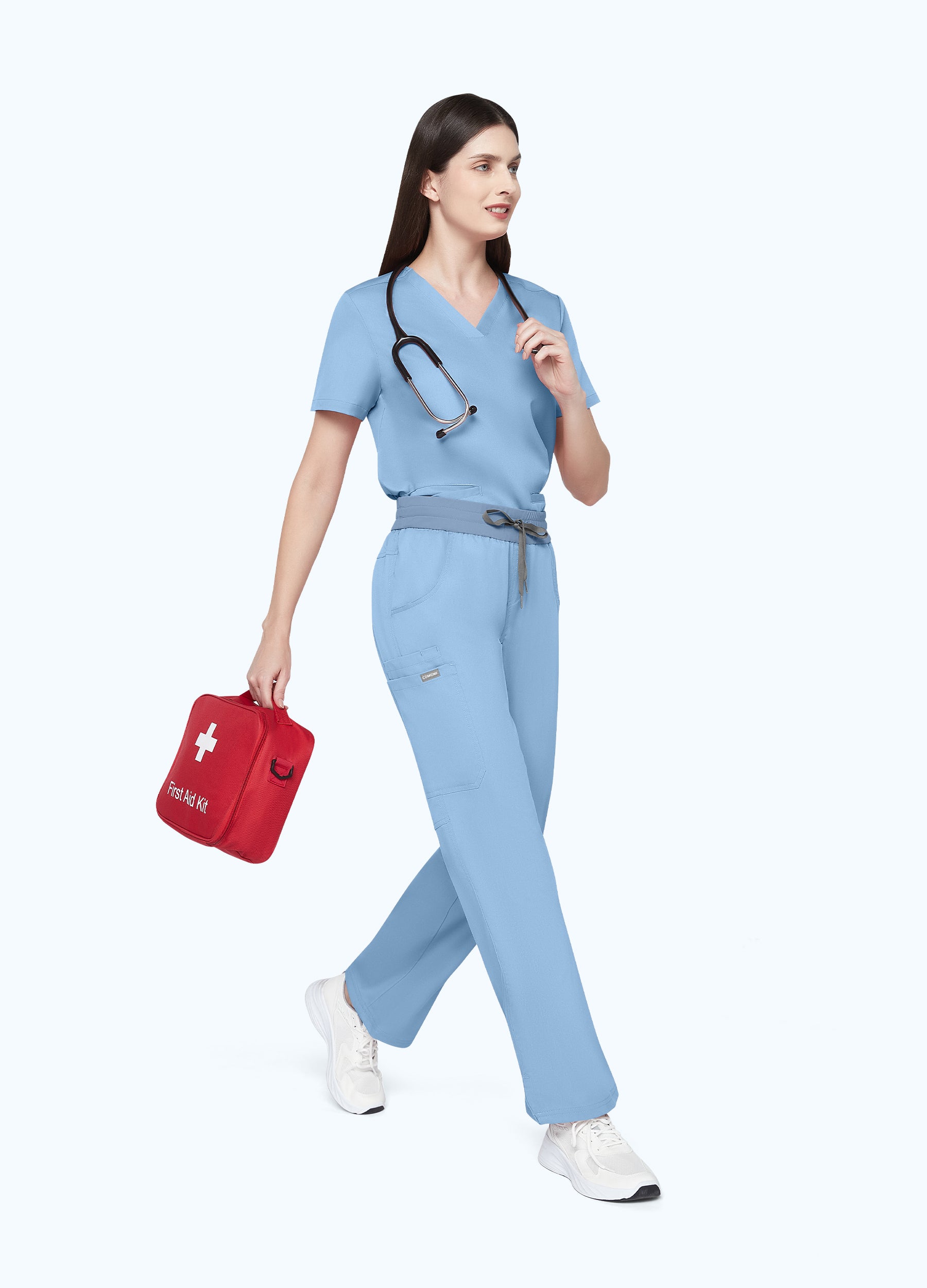 StyleFlex™ 7-Pocket Essential Scrub Set