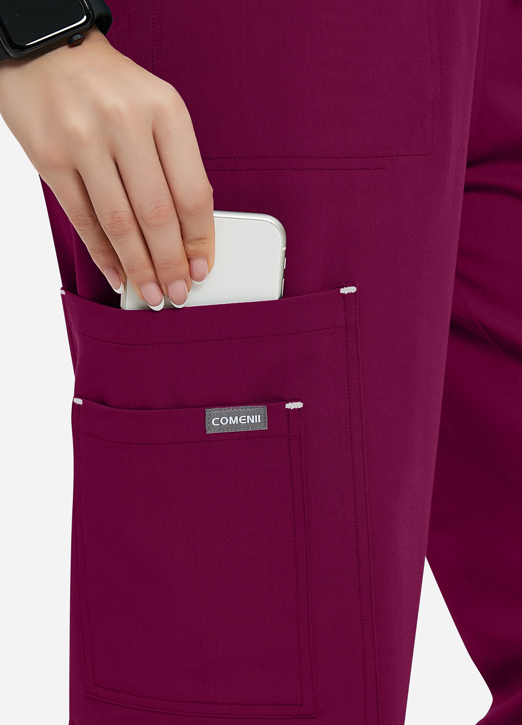 6-Pocket-Cargo-Scrub-Hose für Damen