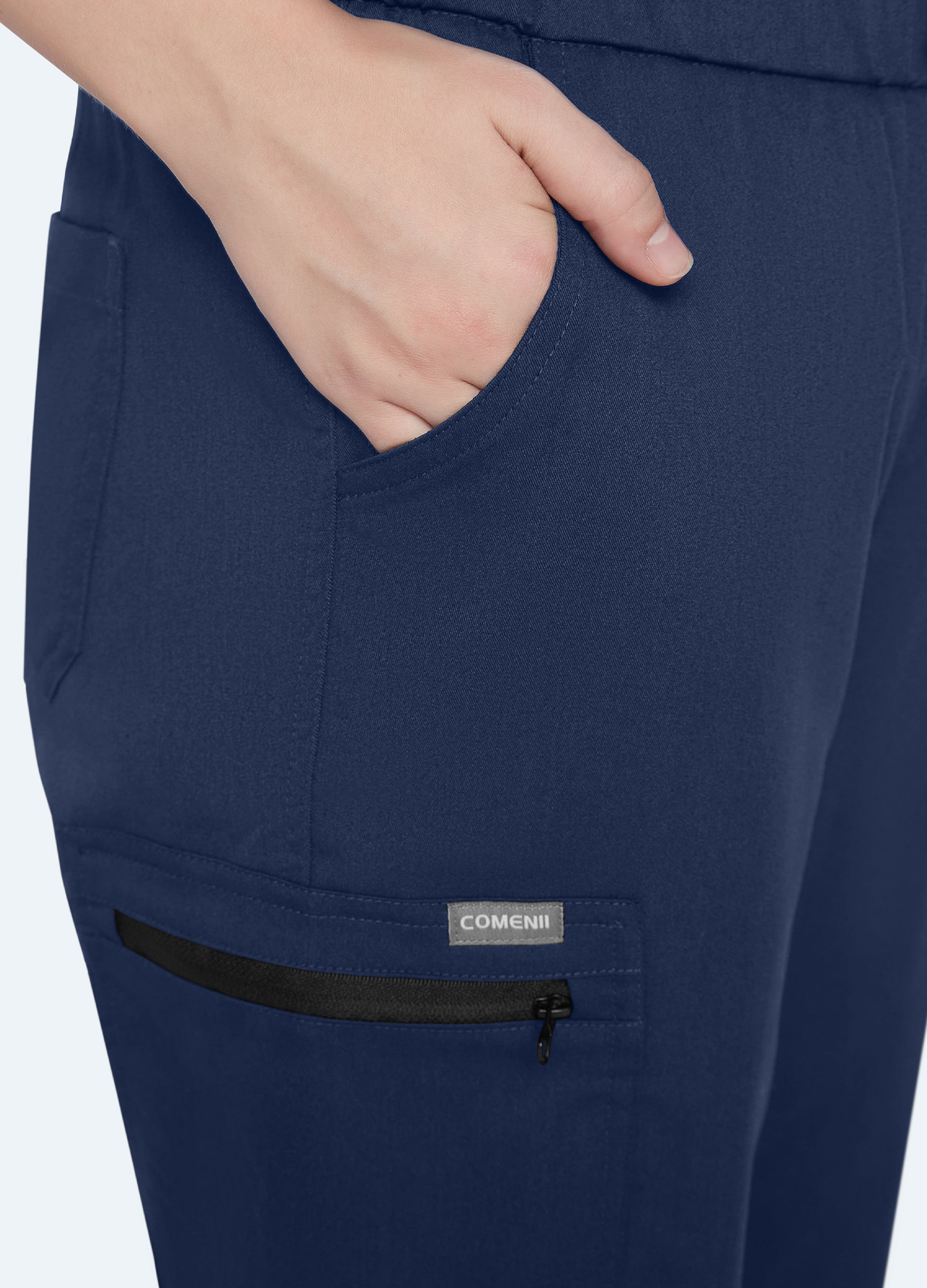 8-Pocket Tapered Scrub-Hose für Damen