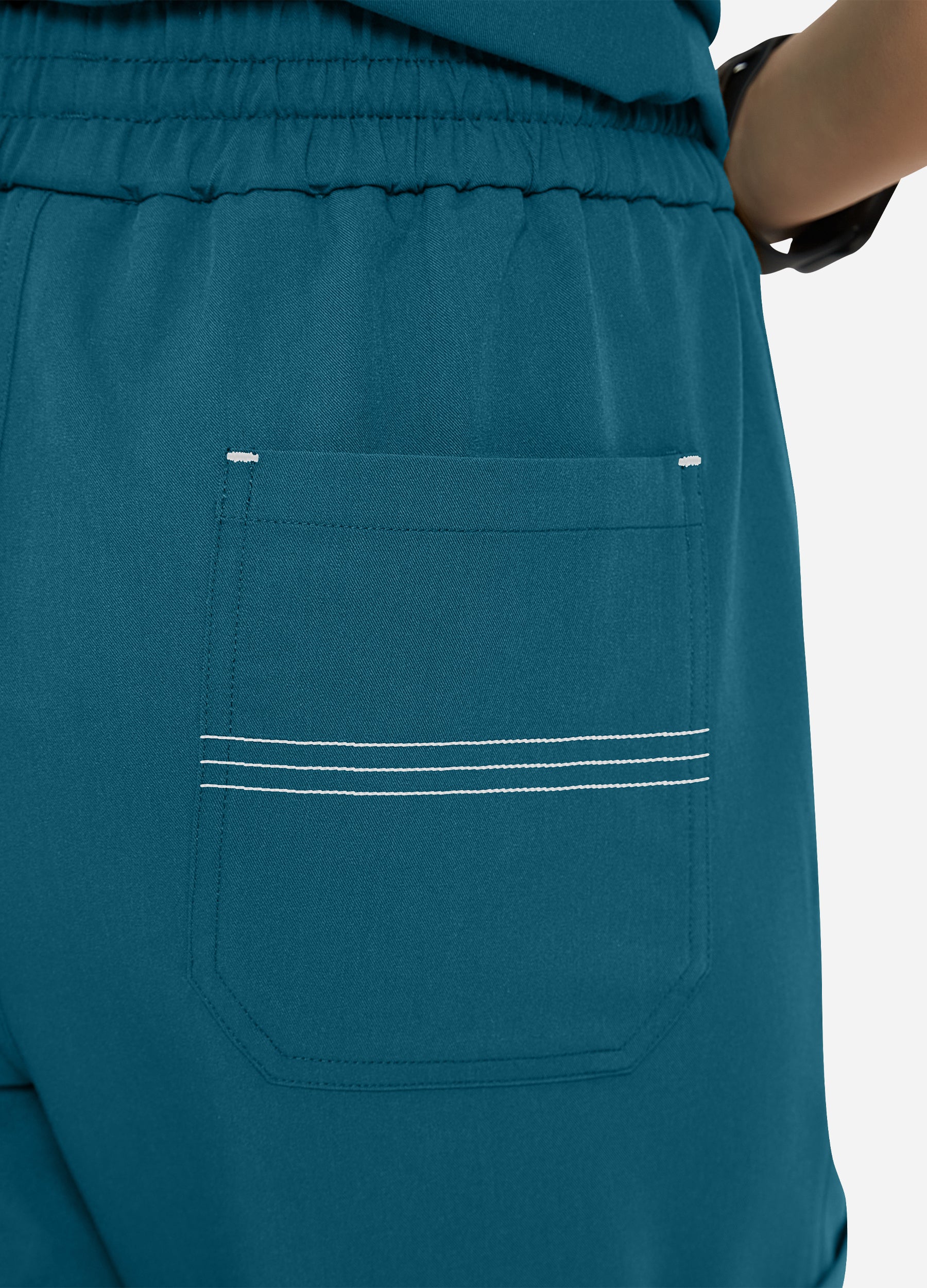 Pantalón médico cargo de 6 bolsillos para mujer