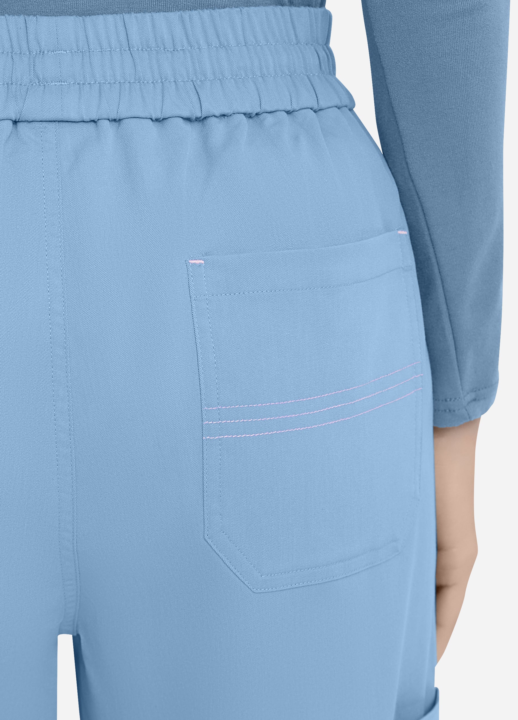 6-Pocket-Cargo-Scrub-Hose für Damen