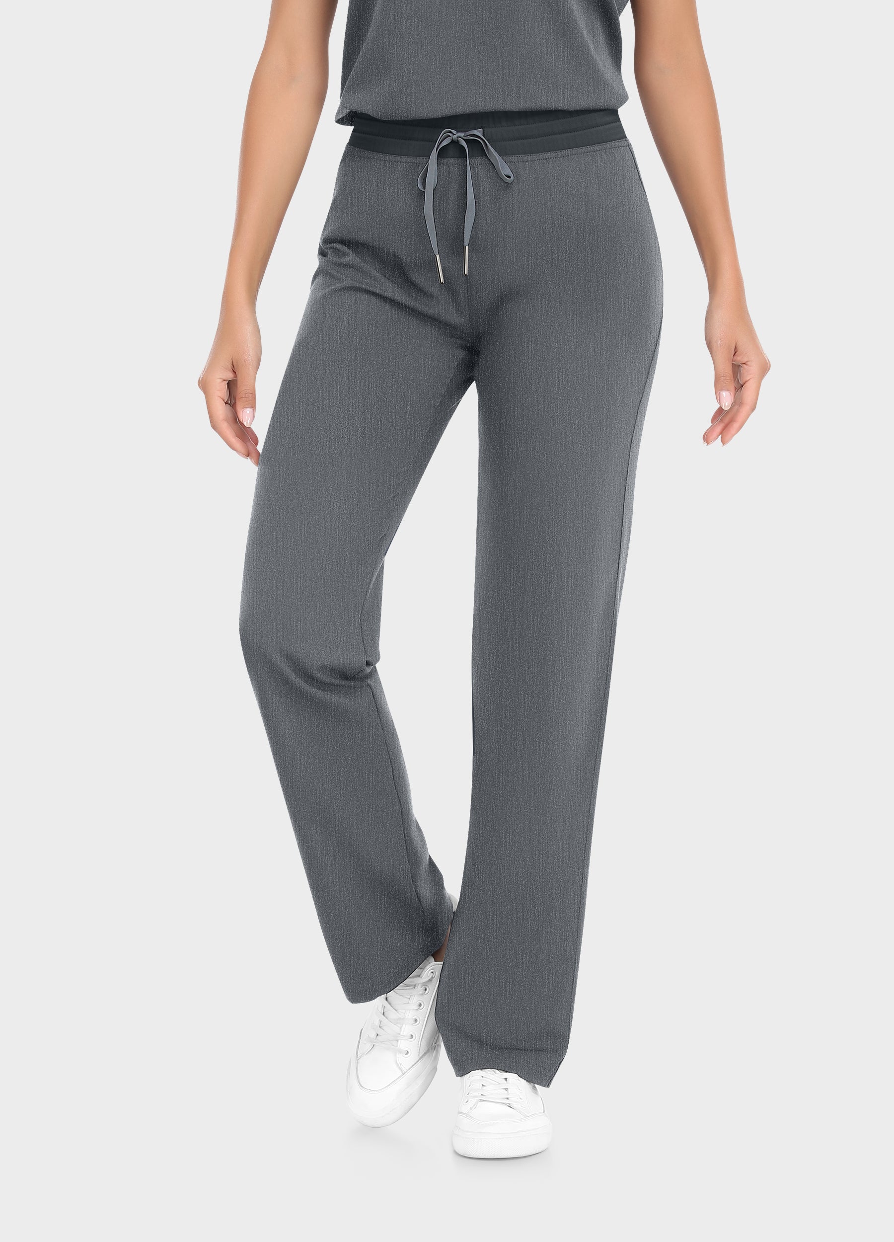 Pantalon médical basique à 2 poches pour femme