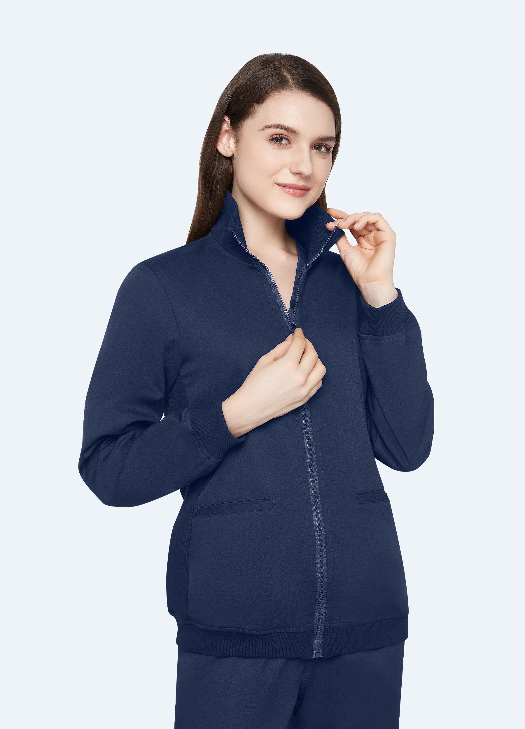 ElegCare™ Zip Up Scrub Jacket